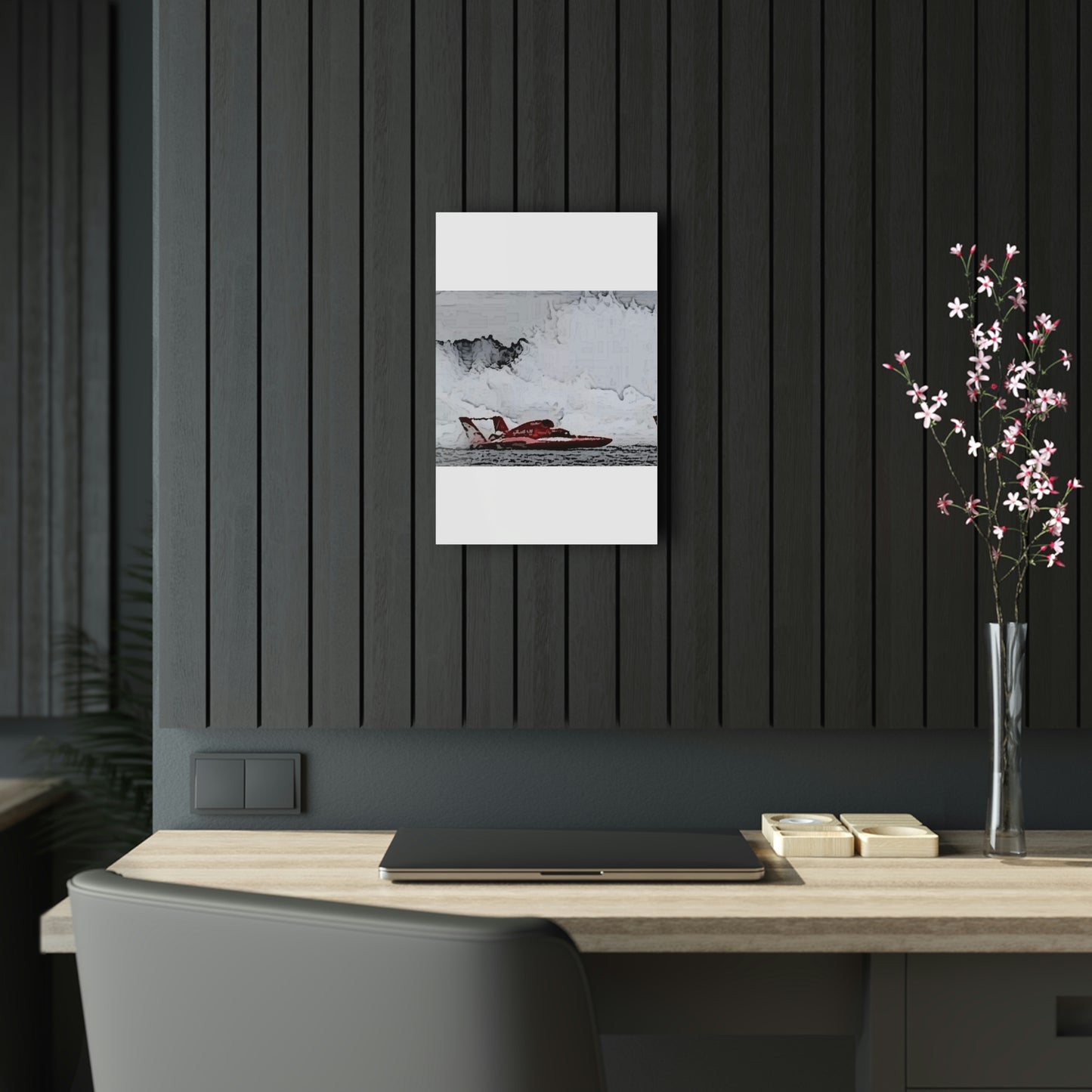 Acrylic Prints ... Seattle Columbia Cup On Lake Washington ... "Dave Wilcox Heads For The Win" ... Associate Gift-Photo ... Original Works ...