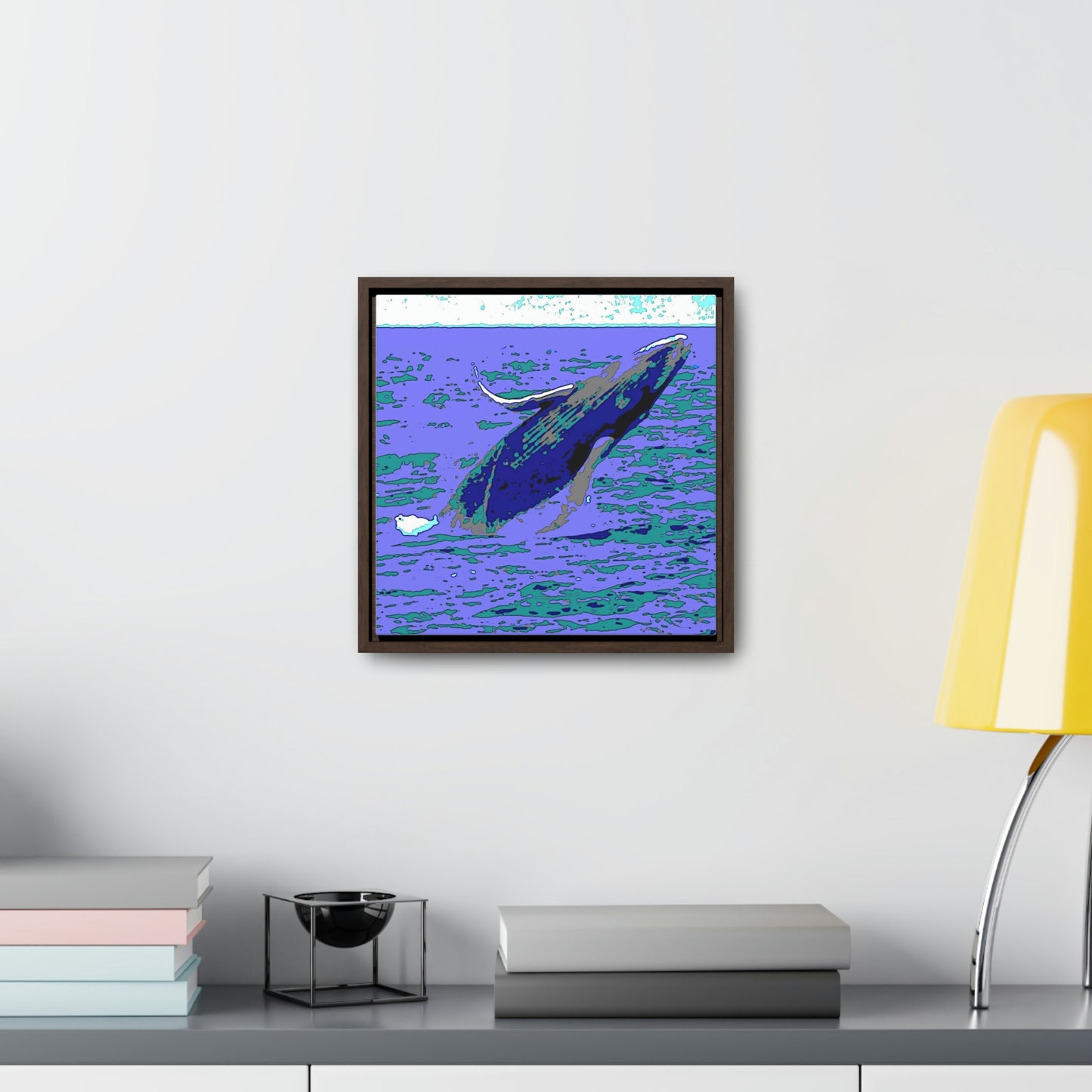 Gallery Canvas Wraps, Square Frame ... Baby Humpback Breaching ... Maui, HI: April 2022 ... "Family Archives: KPH" ... Original Works ...