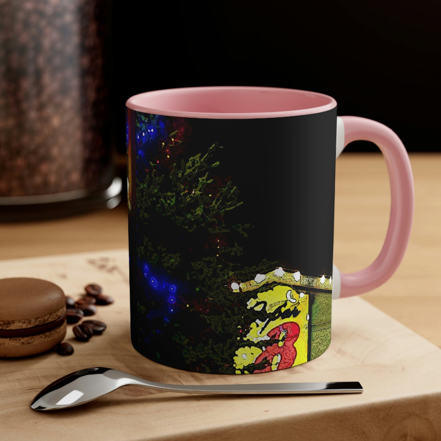 Accent Coffee Mug, 11oz ... A Very Nice Super-8 'On The Praire' ... Grangeville, Idaho ... Jan23 ... Original Works ...