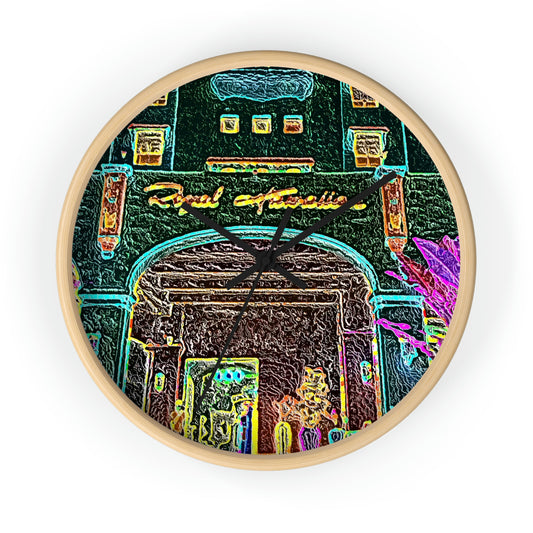 Wall Clock ... "La Grande Entree" At: 'The Pink Palace' ... The Royal Hawai'ian ... Honolulu, HI ... '27Oct2014' ... Original Works ...