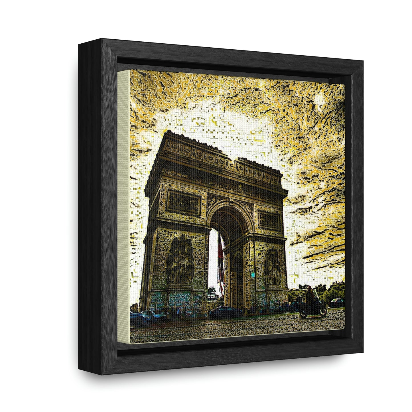 Gallery Canvas Wraps, Square Frame ...  L'Arc de Triomphe ... 'Barbara Joan Bonnell-Holt Photo' ... Circa 1972 ... Oringinal Works ...