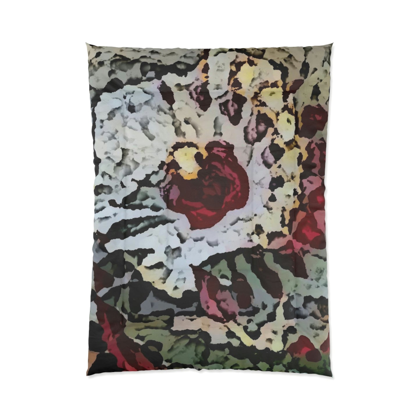 Comforter ... "A Friendly Flower" ... Pointsettia 'Pointing' ... Original Works ... (Supplied Photograph) ...