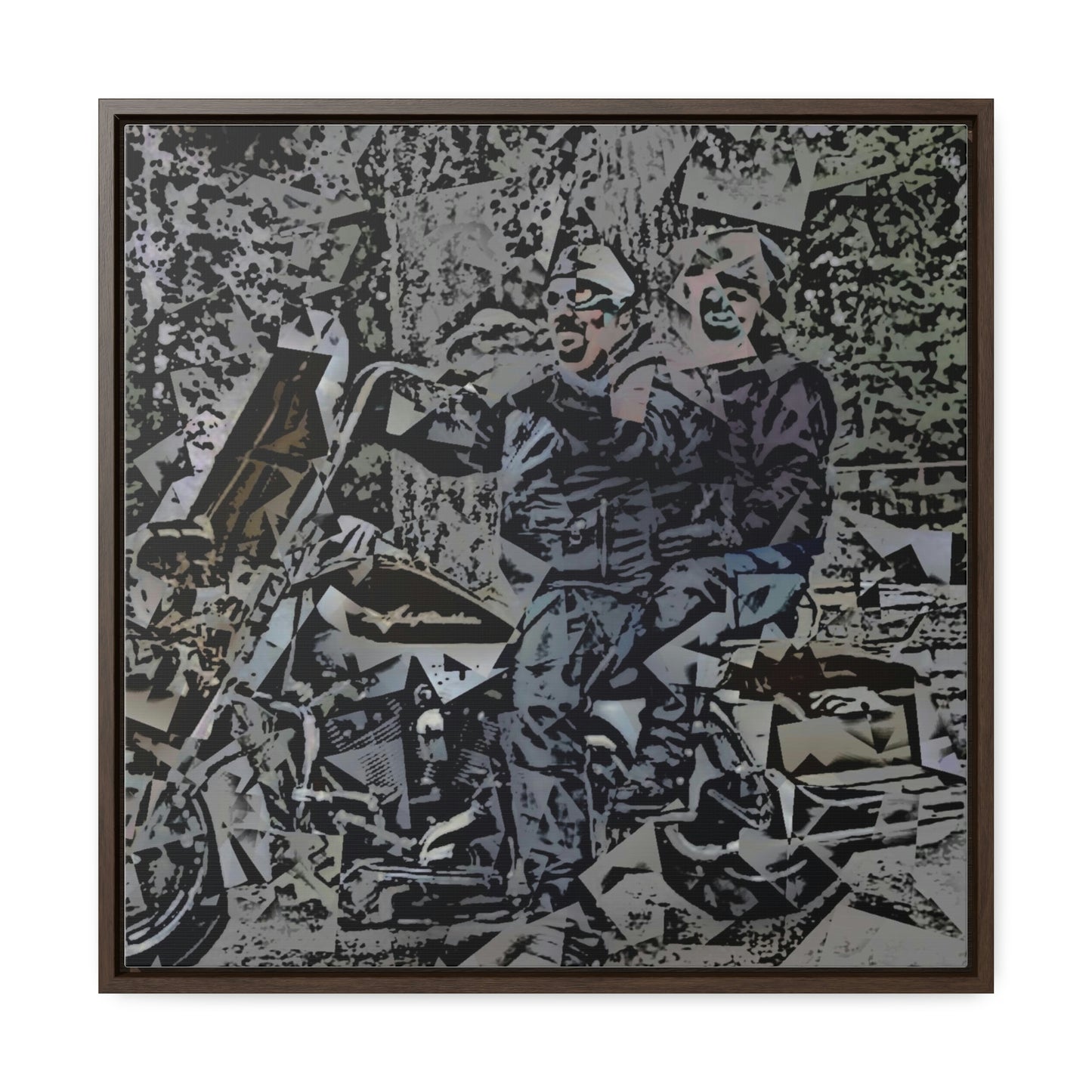 Gallery Canvas Wraps, Square Frame ... The Open Road Beckons ... "Harley 'D' Yearnings ..."  Original Works ...