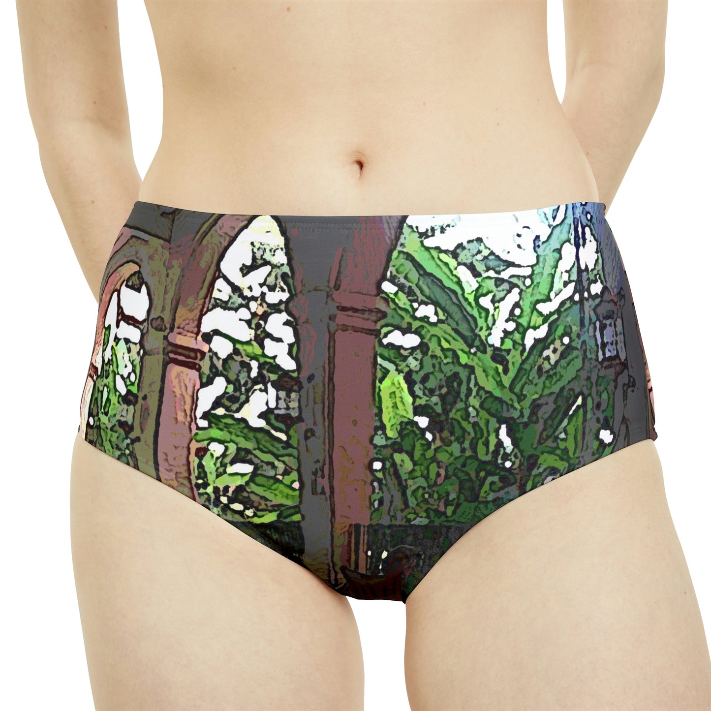 High-Waist Hipster Bikini Bottom ... Lanai & Rocking Chairs At: 'The Pink Palace' ... The Royal Hawai'ian ... Honolulu, HI ... '27Oct2014' ... Original Works ...