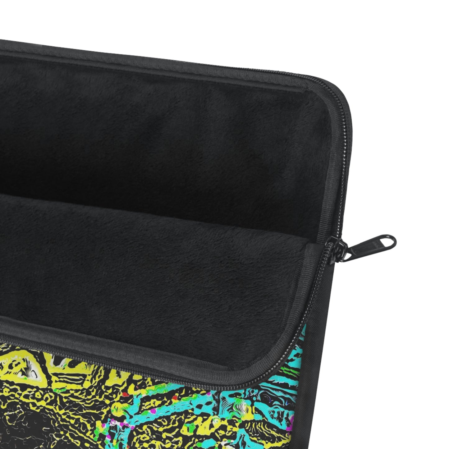 Laptop Sleeve ... "Snow Vehicle In Snow Storm At-Rest" ... Circa 12Mar23 ... Central Idaho ... 18-Hours Rendering Time: Original Works ...
