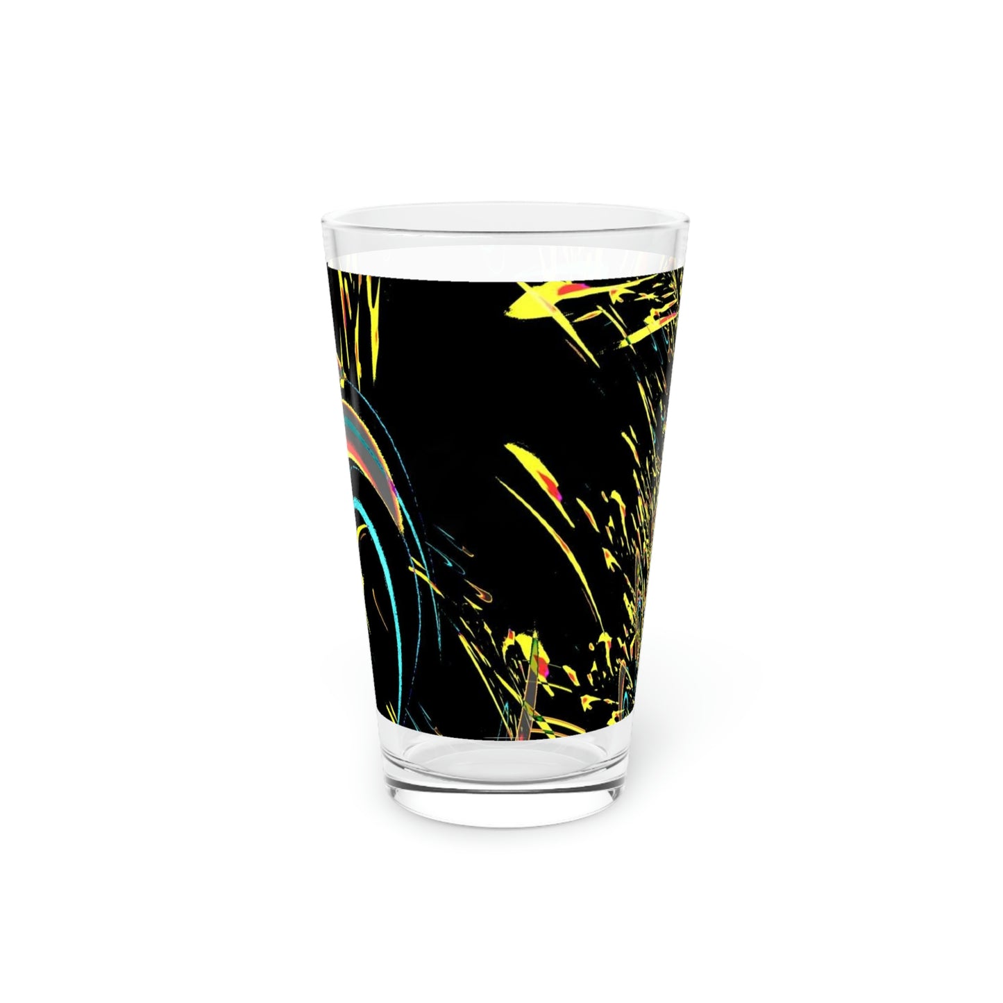 Pint Glass, 16oz ... "Waning Moon" ... Central Idaho ... October 2022 ... Rendering Time: 22 Hours ... Original Works ...