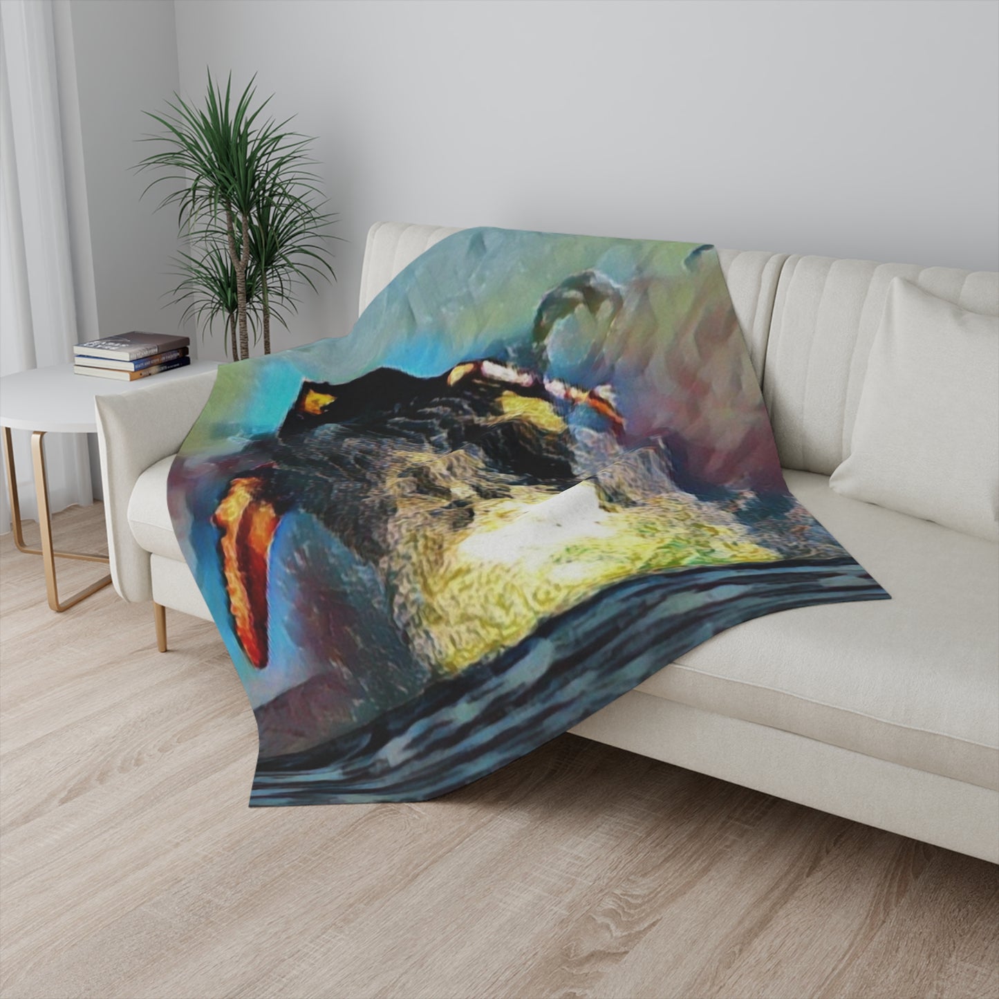 Sherpa Blanket ... An Extraordinary Humpback Breach ... 'With Explosive Energy' ... Family Archives (KPH) ... Circa: 21st Century. Maui, HI ... Original Works ...