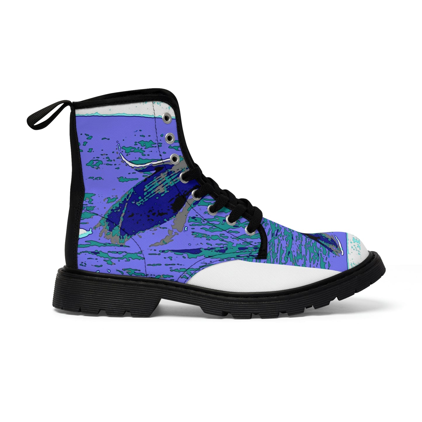 Men's Canvas Boots... Baby Humpback Breaching ... Maui, HI: April 2022 ... "Family Archives: KPH" ... Original Works ...