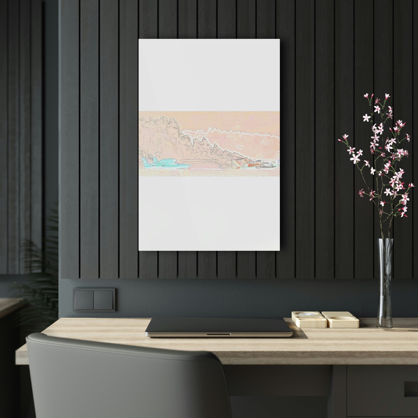 Acrylic Prints ... Seattle Columbia Cup On Lake Washington ... "Dave Wilcox Heads For The Win" ... Associate Gift-Photo ... Original Works ...