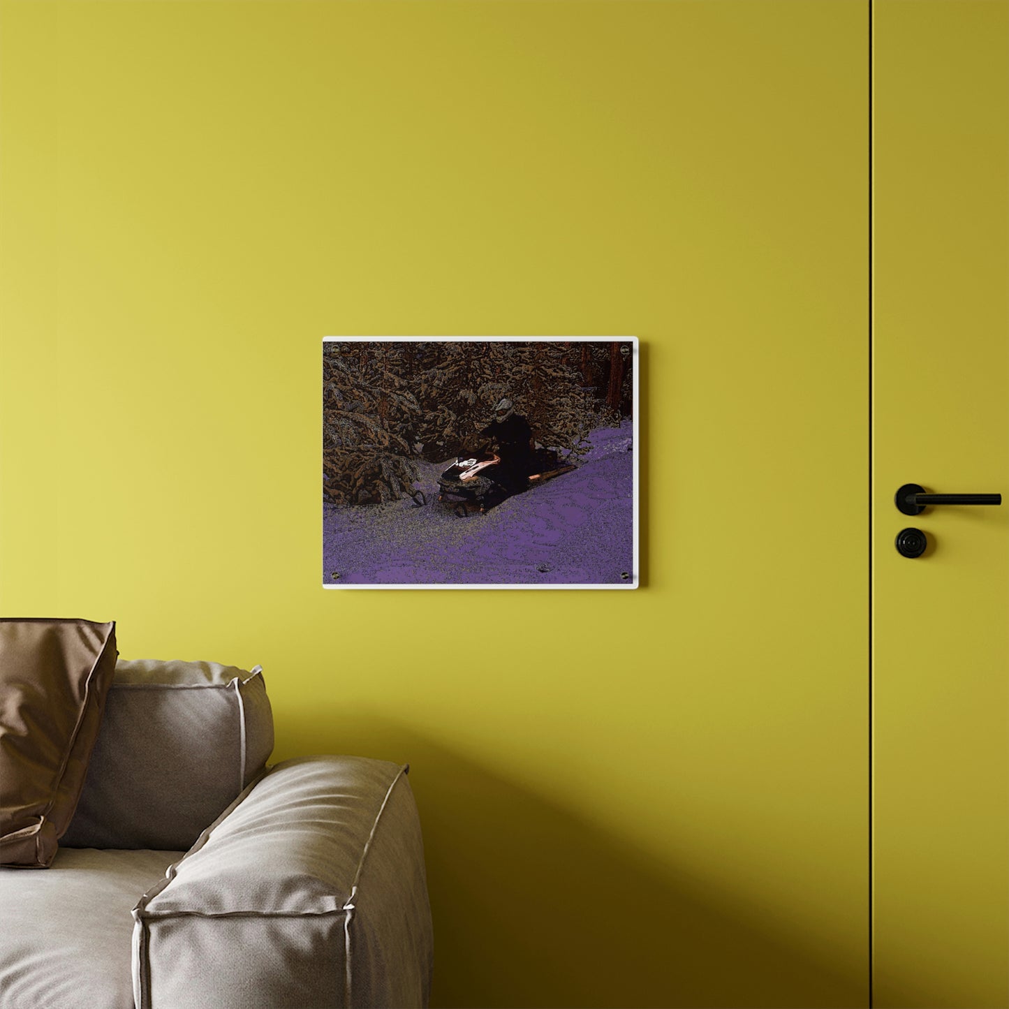 Acrylic Wall Art Panels ... Yep ... "Another Day ... Riding Through The Wilderness ... " ... February 2023 ... Original Works ...
