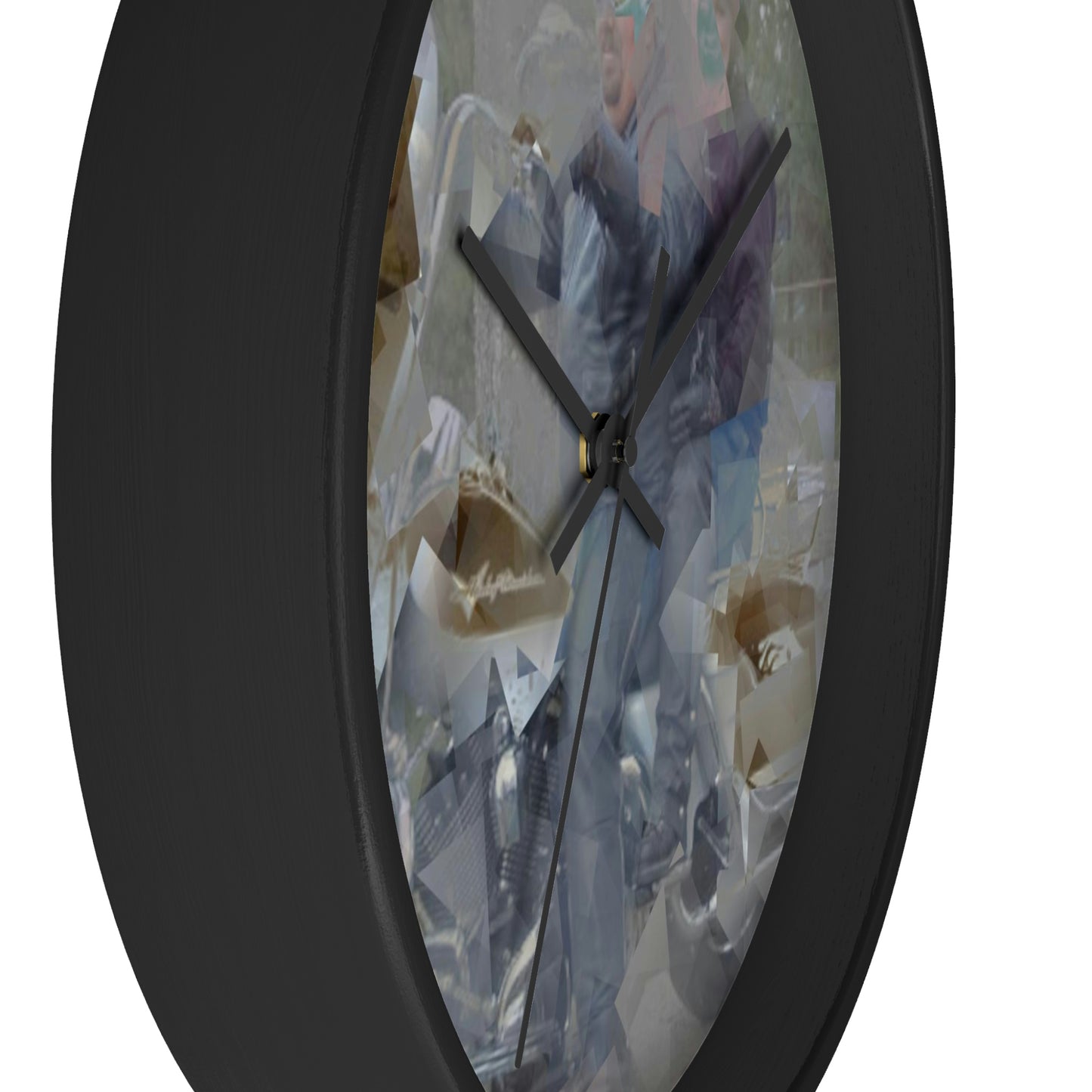 Wall clock ... The Open Road Beckons ... "Harley 'D' Yearnings ..."  Original Works ...