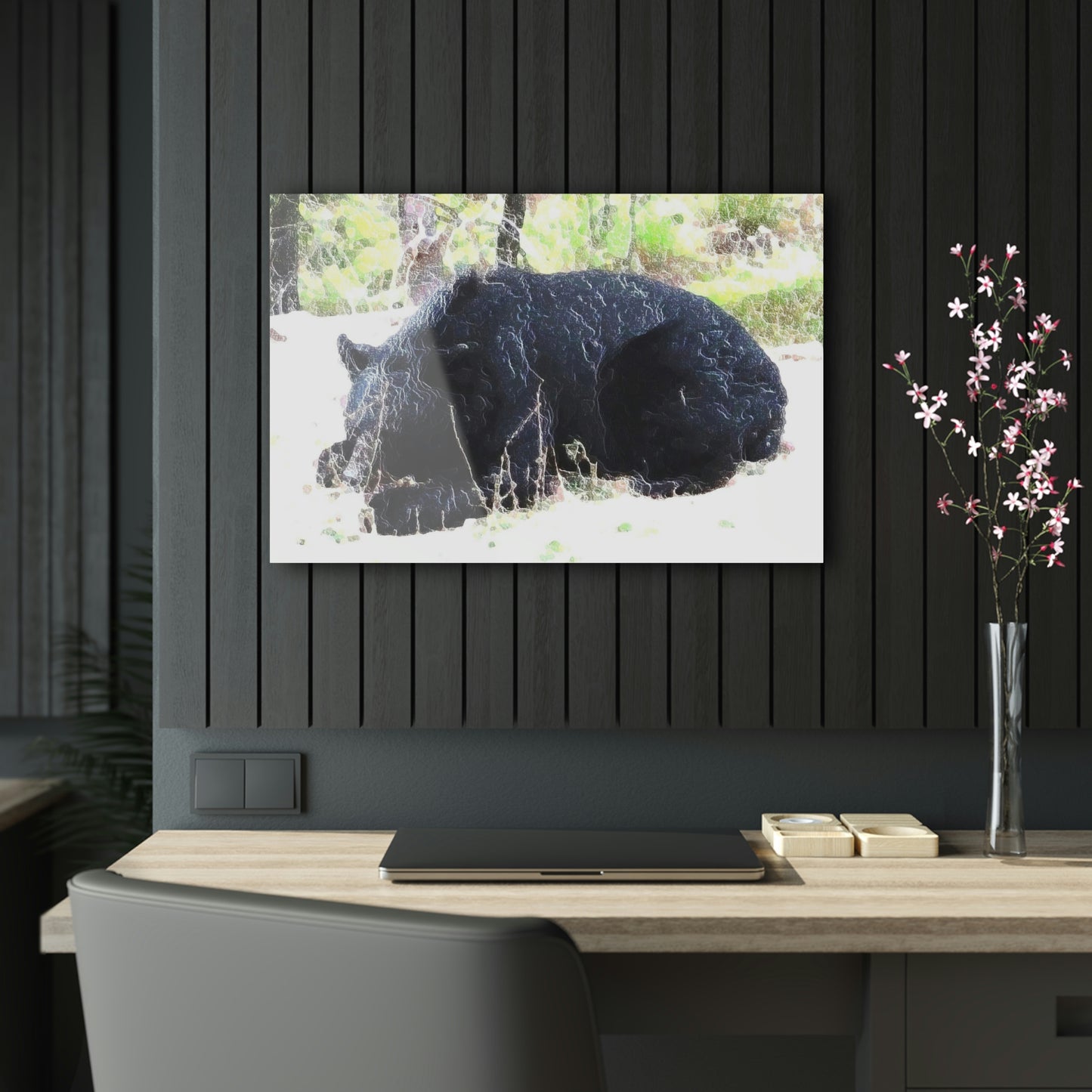 Acrylic Prints ... RCY: "Rhett Creek Yogi ... '500 Lbs Of Autumn Season Hunger' ..."  ... September 2022 ... Central Idaho ... Original Works ...