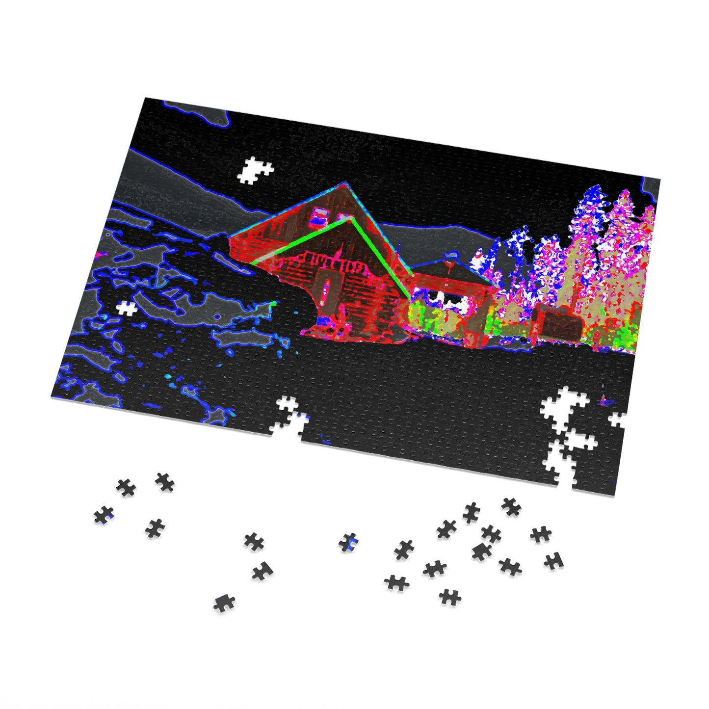 Jigsaw Puzzle (30, 110, 252, 500,1000-Piece) ... Piece-By-Piece ... "Count The Hours & Enjoy The Colors..!" ... Original Works: Phots' Photo: Les Objets D'Art ...