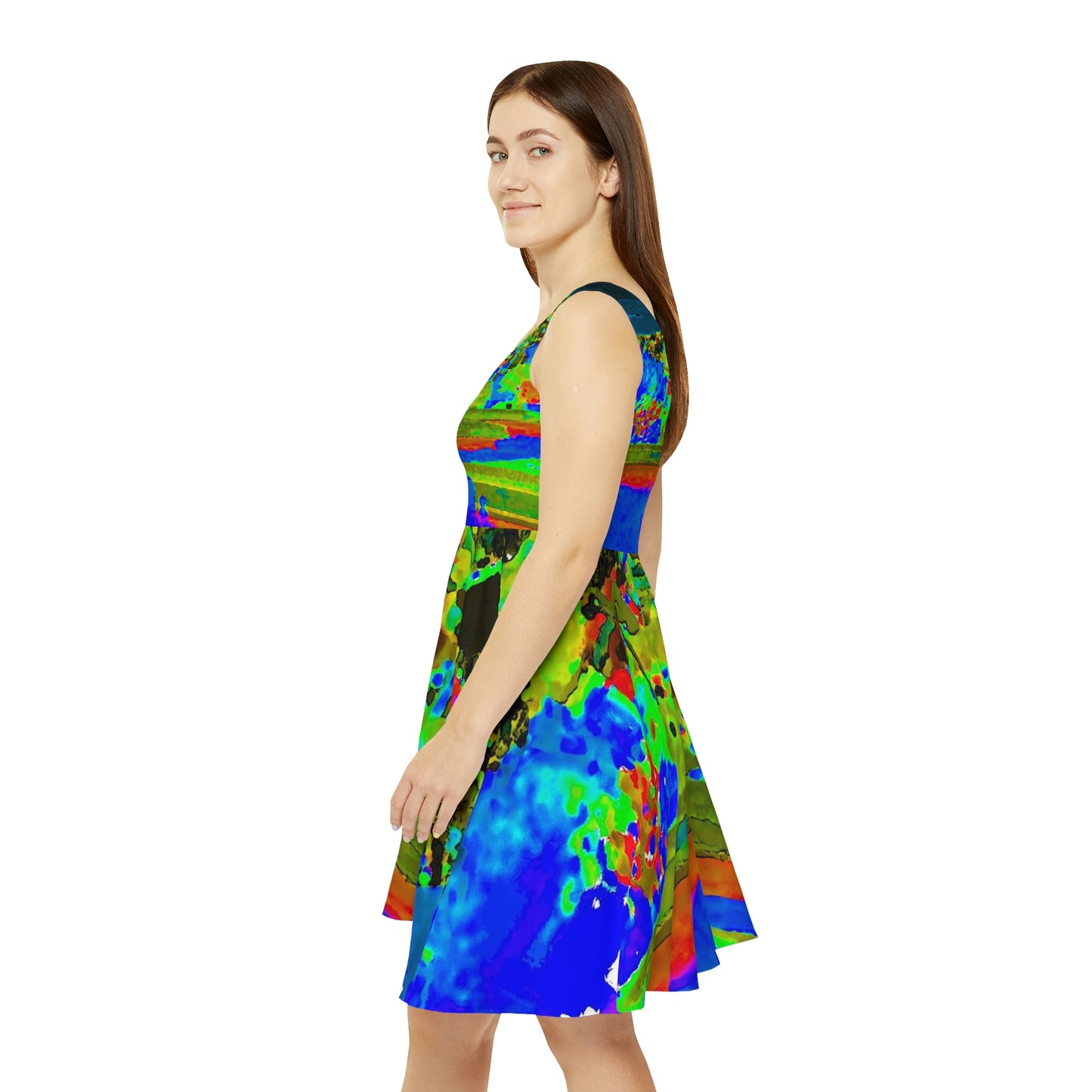 Women's Skater Dress ... "Lombard Street San Francisco, CA, USA" ... Family Archives 1970's ... Original Works ...