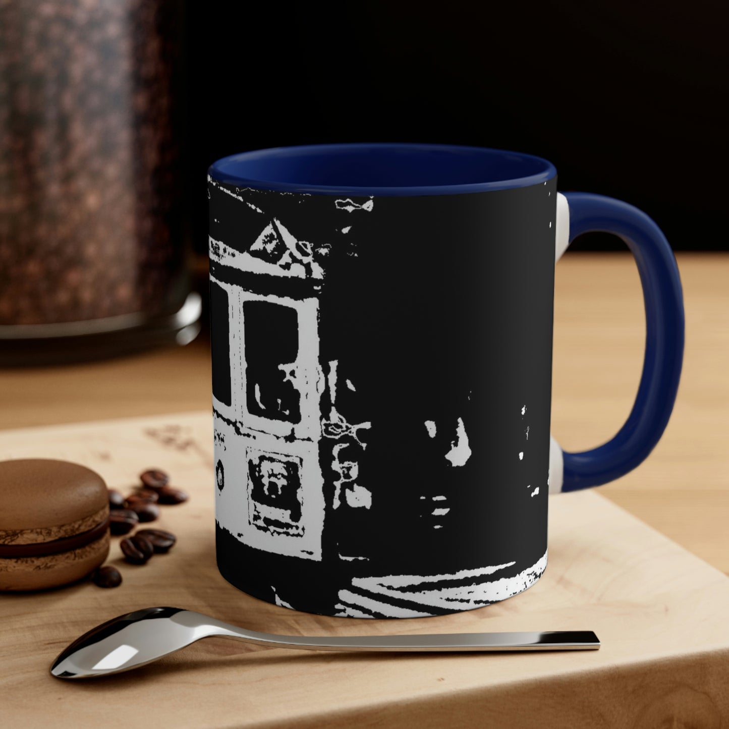 Accent Coffee Mug, 11oz ... San Francisco ... 'A Rice-A-Roni-A-San Francisco Treat' ... "A Cable Car Classic" ... Family Archives: 1973 ... Original Works ...