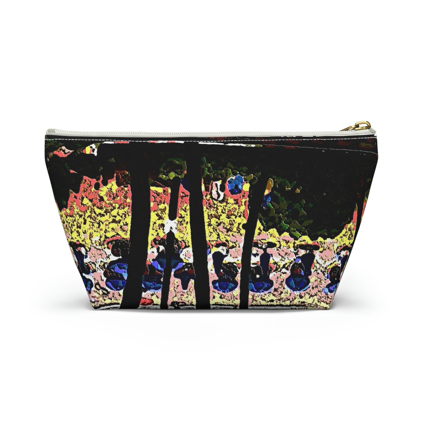 Accessory Pouch w T-bottom ... "A Beautiful Beach Amongst The Palms" ... The Outrigger Waikiki, Honolulu, Oahu ... Original Works ...