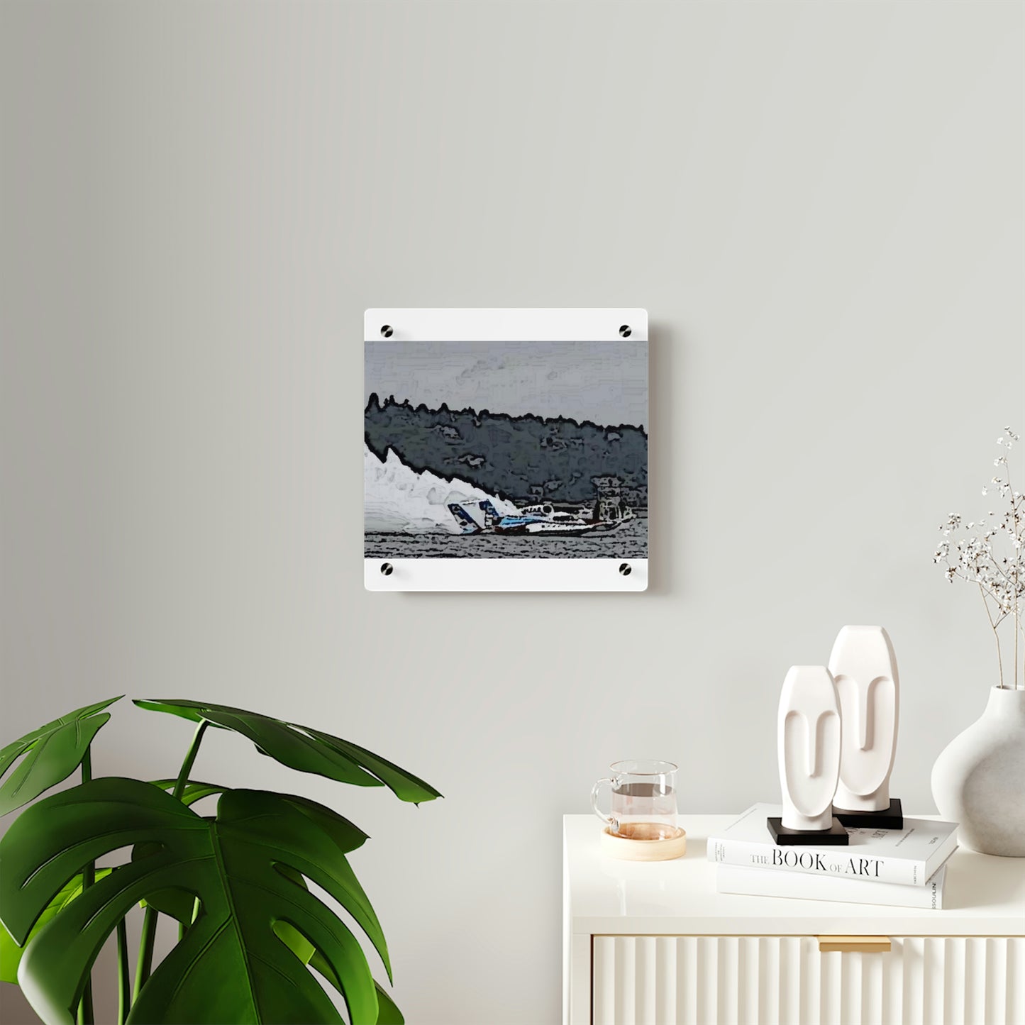 Acrylic Wall Art Panels ... Seattle Columbia Cup On Lake Washington ... "Dave Wilcox Heads For The Win" ... Associate Gift-Photo ... Original Works ...