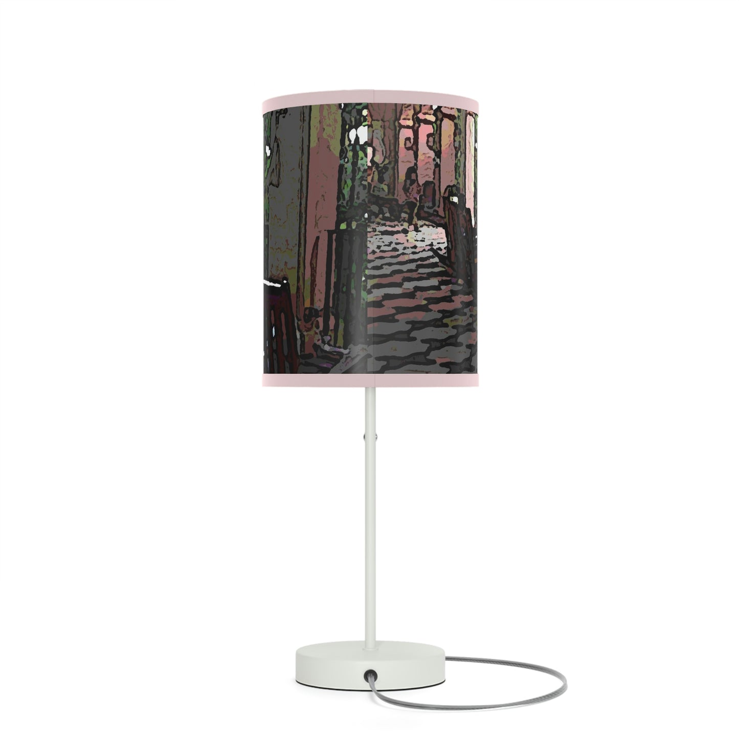 Lamp on a Stand, US|CA plug ...Lanai & Rocking Chairs At: 'The Pink Palace' ... The Royal Hawai'ian ... Honolulu, HI ... '27Oct2014' ... Original Works ...