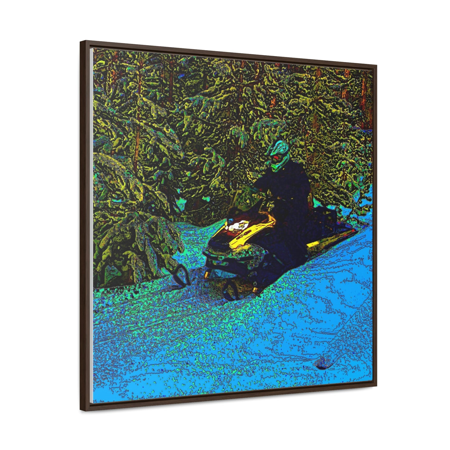 Gallery Canvas Wraps, Square Frame ... Yep ... "Another Day ... Riding Through The Wilderness ... " ... February 2023 ... Original Works ...