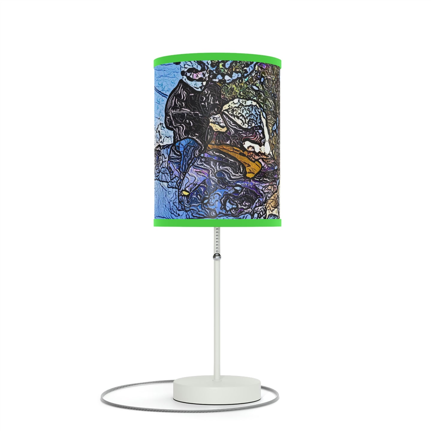 Lamp on a Stand, US|CA plug ... Blasting Through-The-Powder ... 'Central Idaho Mounains ... ' 2Dec22 ...