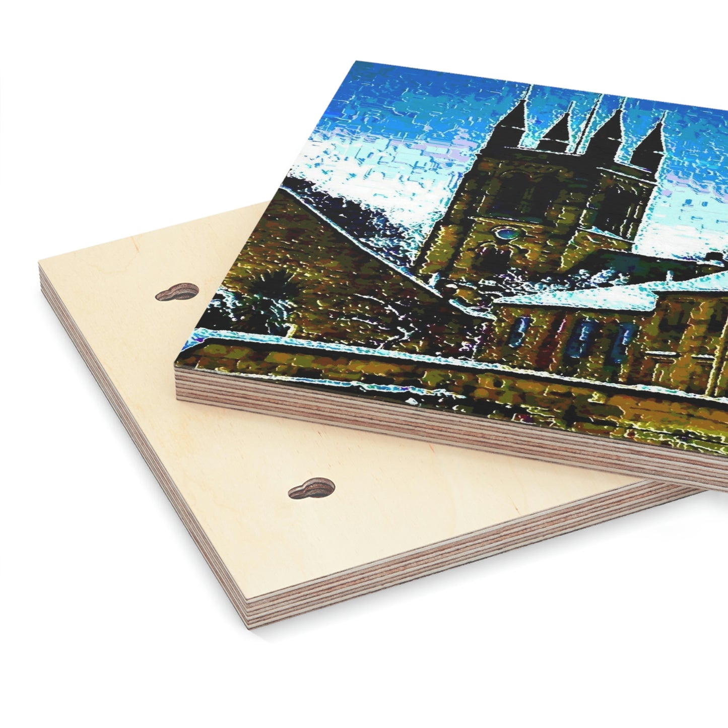Wood Canvas ... Walikng The Streets & Alleys ... 'Strolling The Canals ... '  ... Original Works  ...