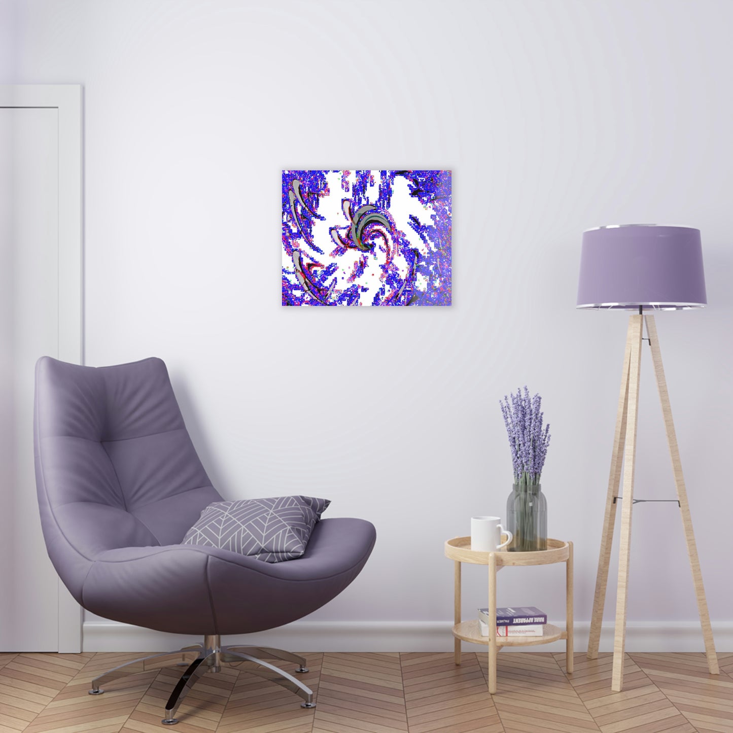 Acrylic Prints ... "Waning Moon" ... Central Idaho ... October 2022 ... Rendering Time: 22 Hours ... Original Works ...