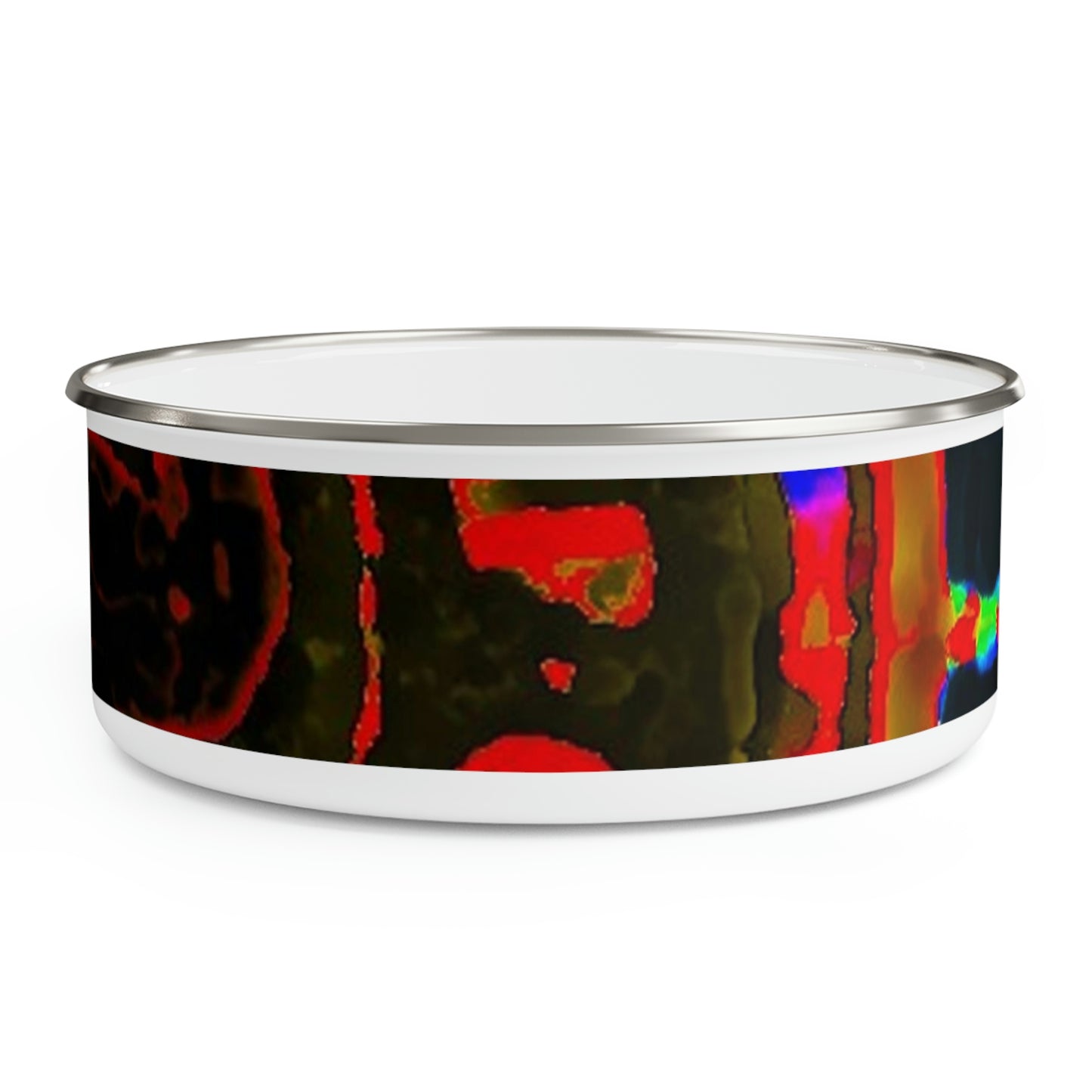 Enamel Bowl ... "No.9 Fishermen's Grotto - Fishermen's Wharf, SF, California" ... Family Archives: 1970's ... Original Works ...