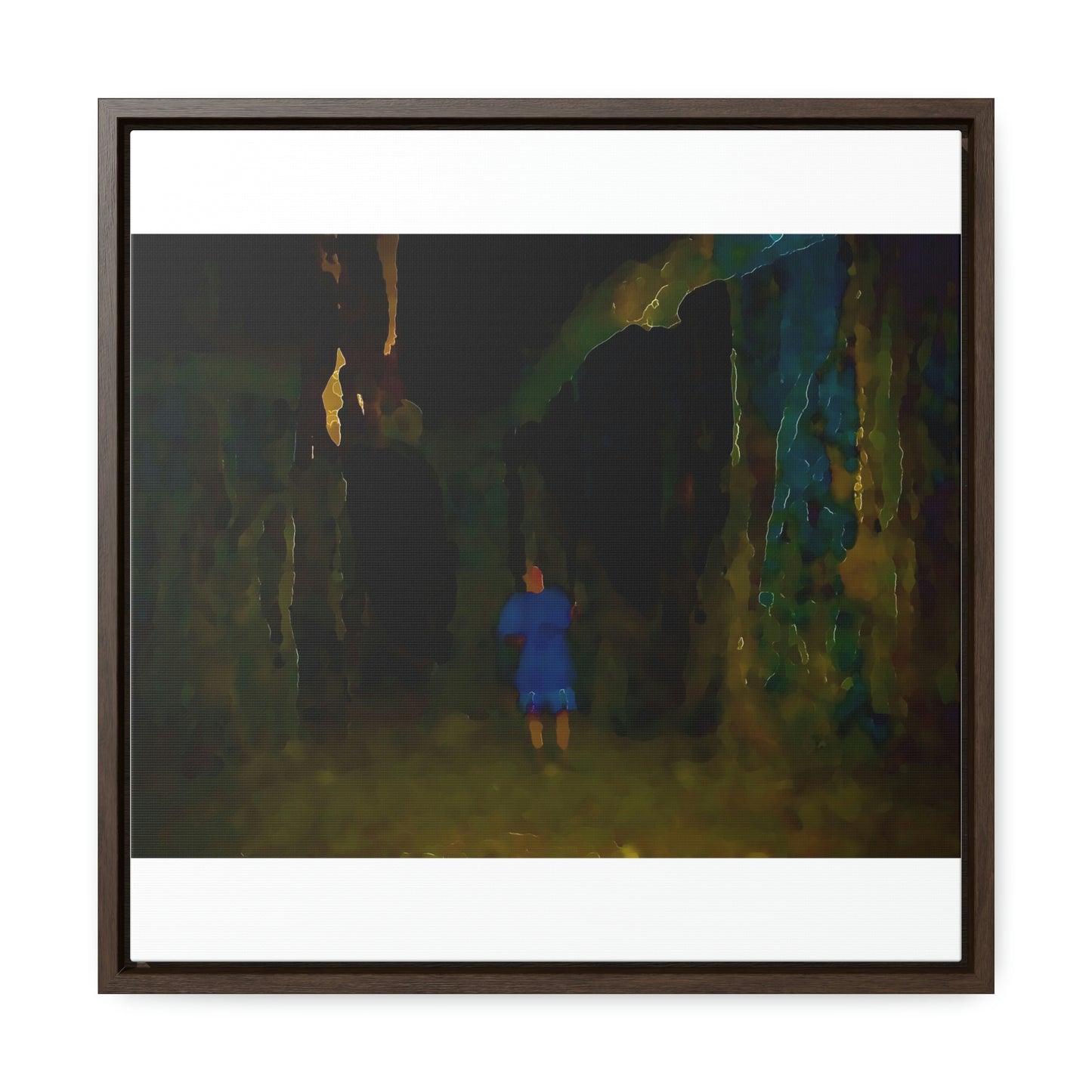 Gallery Canvas Wraps, Square Frame ... Jesuit Philosophy ... "In The Polynesian Banyans ..."