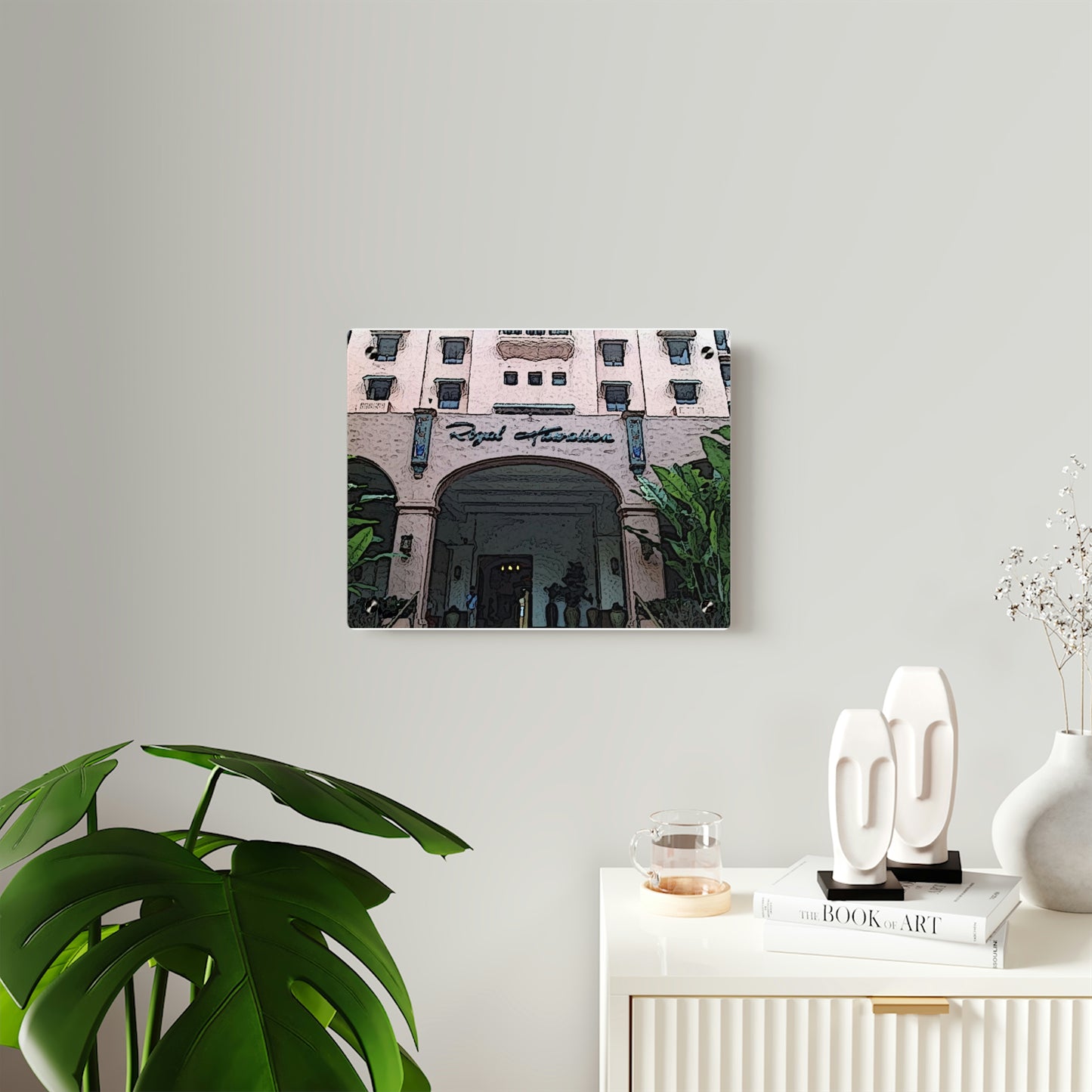 Acrylic Wall Art Panels ...  "La Grande Entree" At: 'The Pink Palace' ... The Royal Hawai'ian ... Honolulu, HI ... '27Oct2014' ... Original Works ...