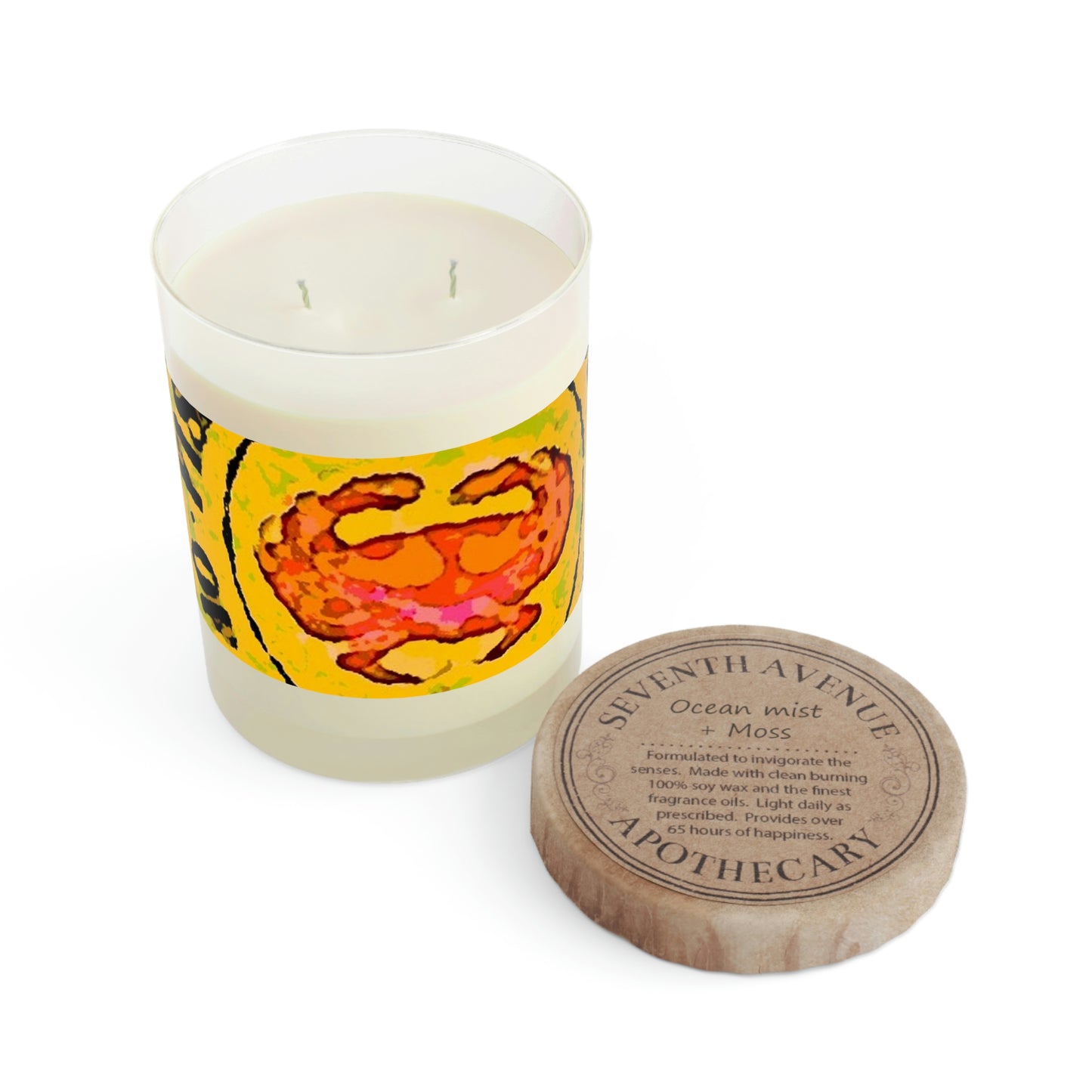 Scented Candle - Full Glass, 11oz ... "No.9 Fishermen's Grotto - Fishermen's Wharf, SF, California" ... Family Archives: 1970's ... Original Works ...