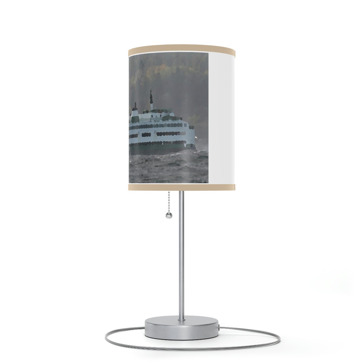 Lamp on a Stand, US|CA plug ... WADOT Ferry Crossing ... "A Very Rough Day" ... Mulkiteo Route ... Family Archives ... Early 1990's' ... Original Works ...