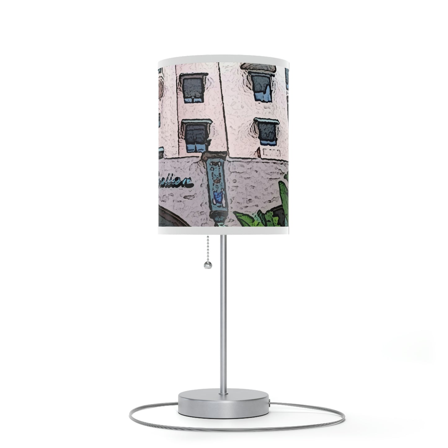 Lamp on a Stand, US|CA plug ...  "La Grande Entree" At: 'The Pink Palace' ... The Royal Hawai'ian ... Honolulu, HI ... '27Oct2014' ... Original Works ...
