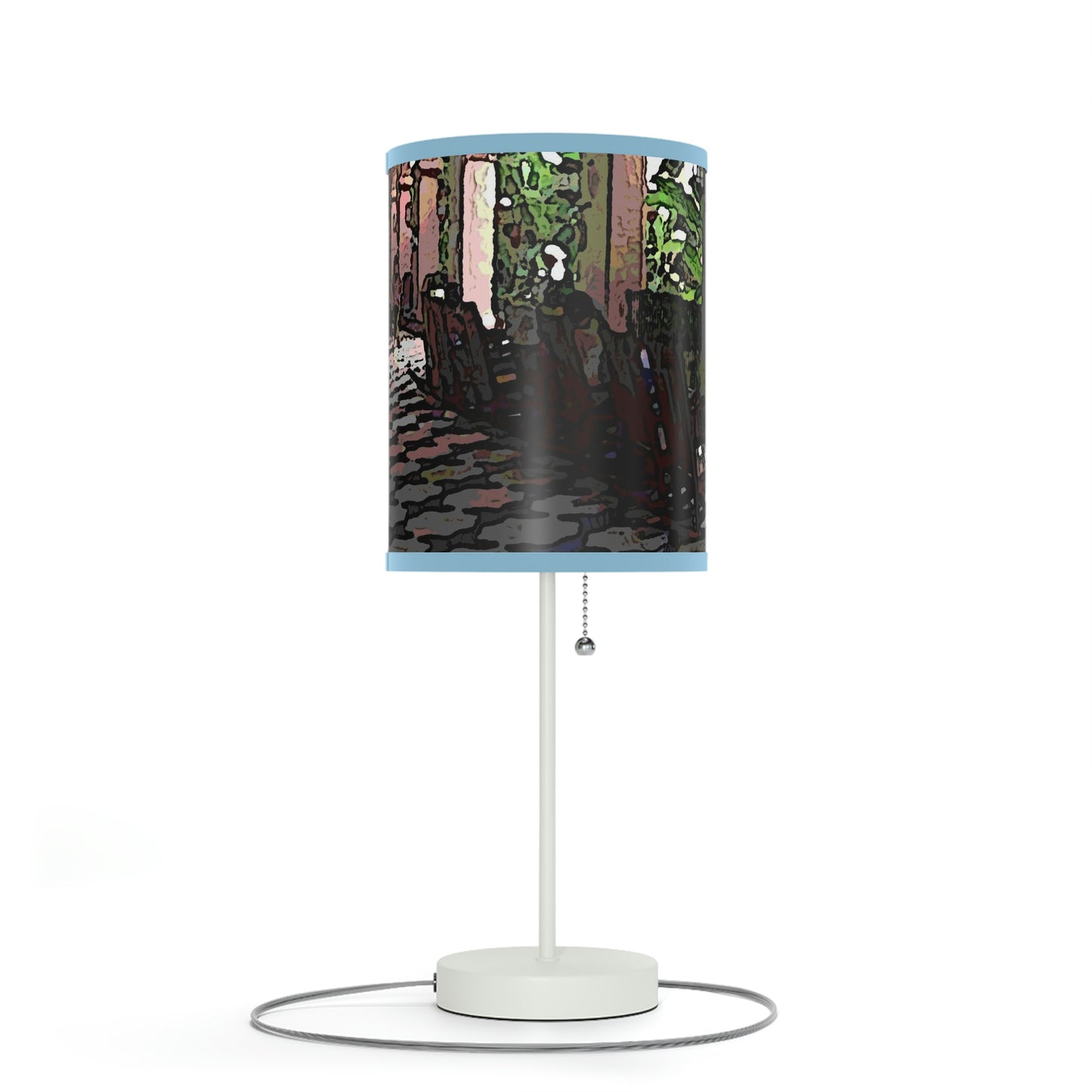 Lamp on a Stand, US|CA plug ...Lanai & Rocking Chairs At: 'The Pink Palace' ... The Royal Hawai'ian ... Honolulu, HI ... '27Oct2014' ... Original Works ...