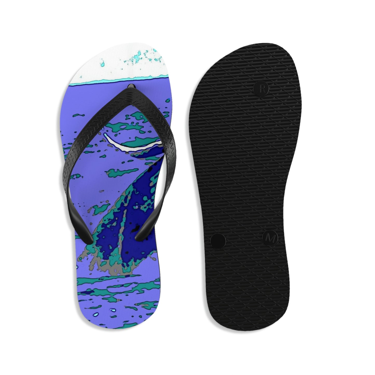 Unisex Flip-Flops ... Baby Humpback Breaching ... Maui, HI: April 2022 ... "Family Archives: KPH" ... Original Works ...