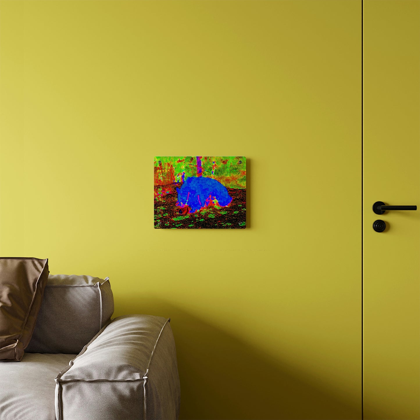 Acrylic Wall Art Panels ... RCY: "Rhett Creek Yogi ... '500 Lbs Of Autumn Season Hunger' ..."  ... September 2022 ... Central Idaho ... Original Works ...