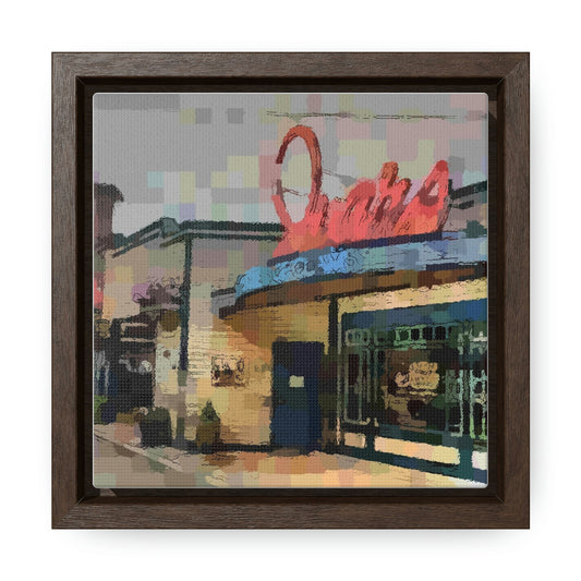 Gallery Canvas Wraps, Square Frame ...  In-A-Hurry & Stressed? ... Remember: Keep "Clam" ... Clam_Happy ...  'Ivars: Seattle Waterfront' ... Personal Archives ... Original Works ...