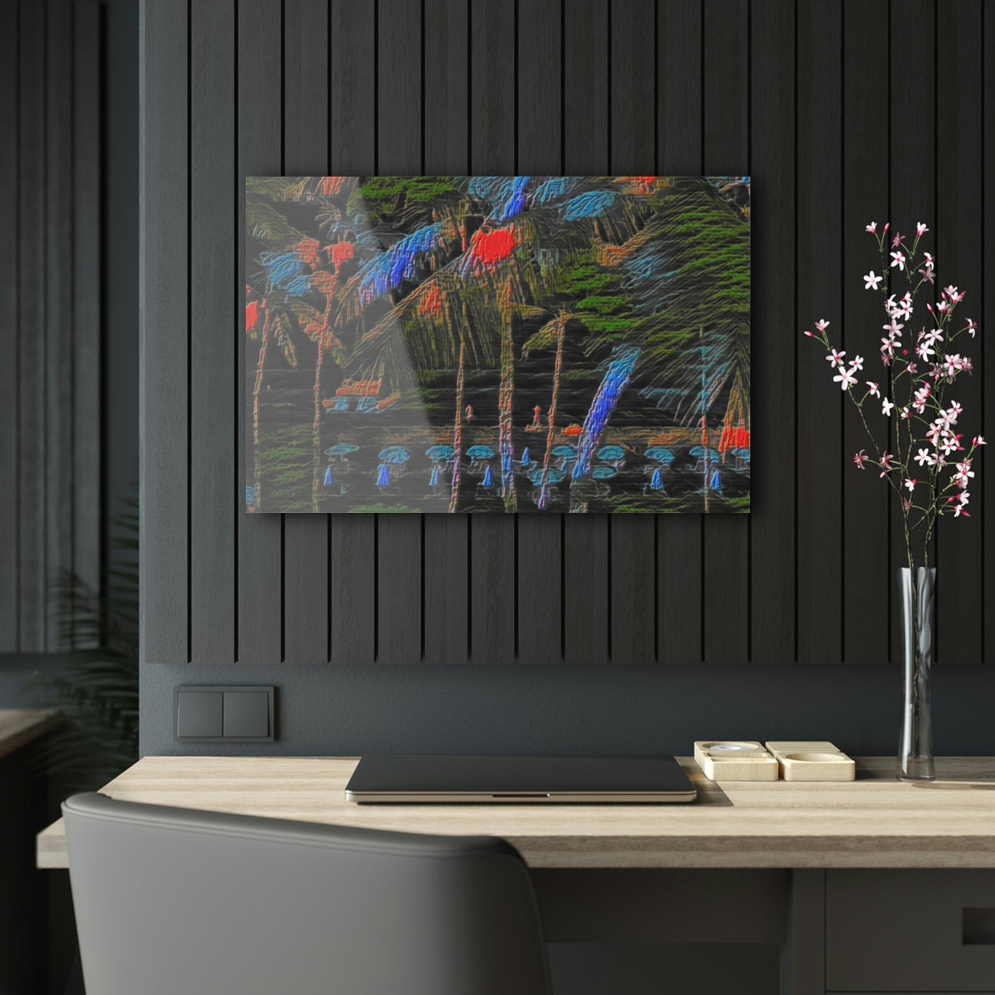 Acrylic Prints ... "The Royal Hawai'ian: Waikiki Beach_Beach" ... Honolulu, HI ... Ocotber 2014 (Halloween) ... Original Works ...