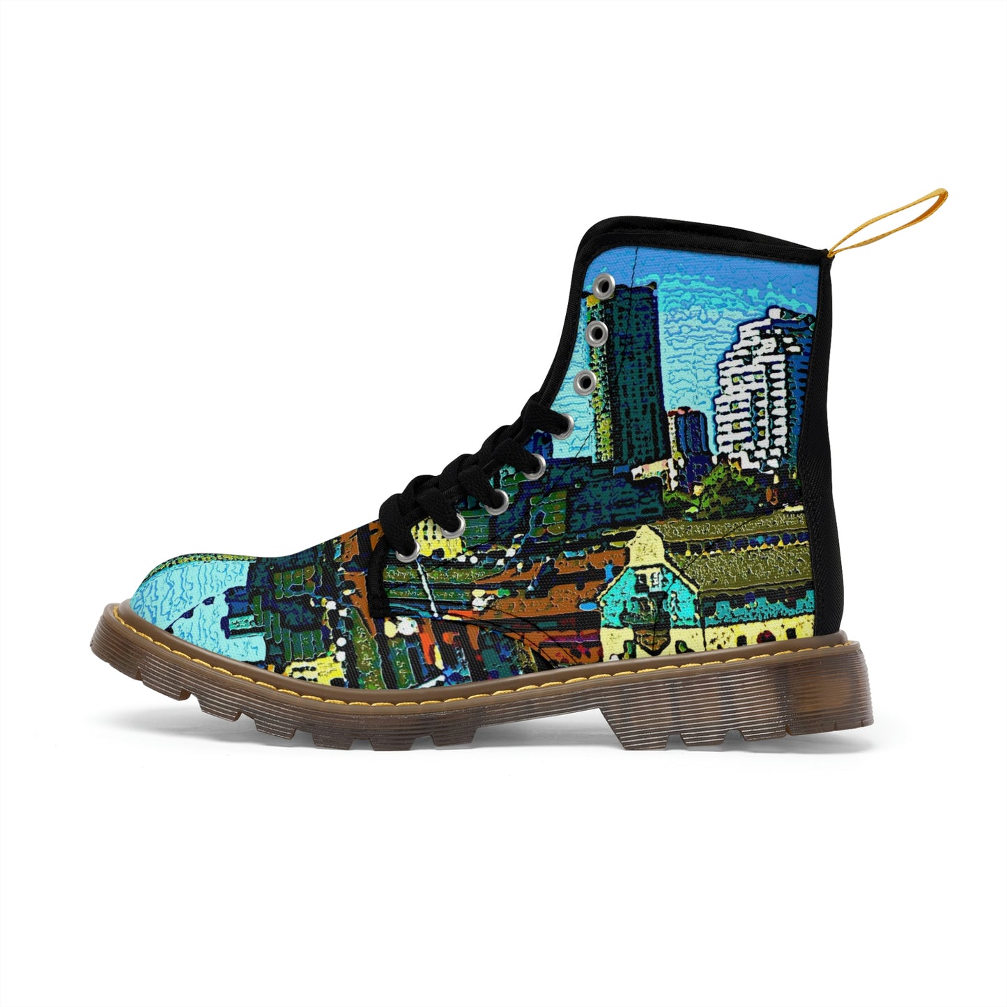 Men's Canvas Boots ... That Classic Wheel ... 'Seattle's Wheel' ... & An Old Classic Waterside Vendors ...  'Family Archives' ... Original Works ...