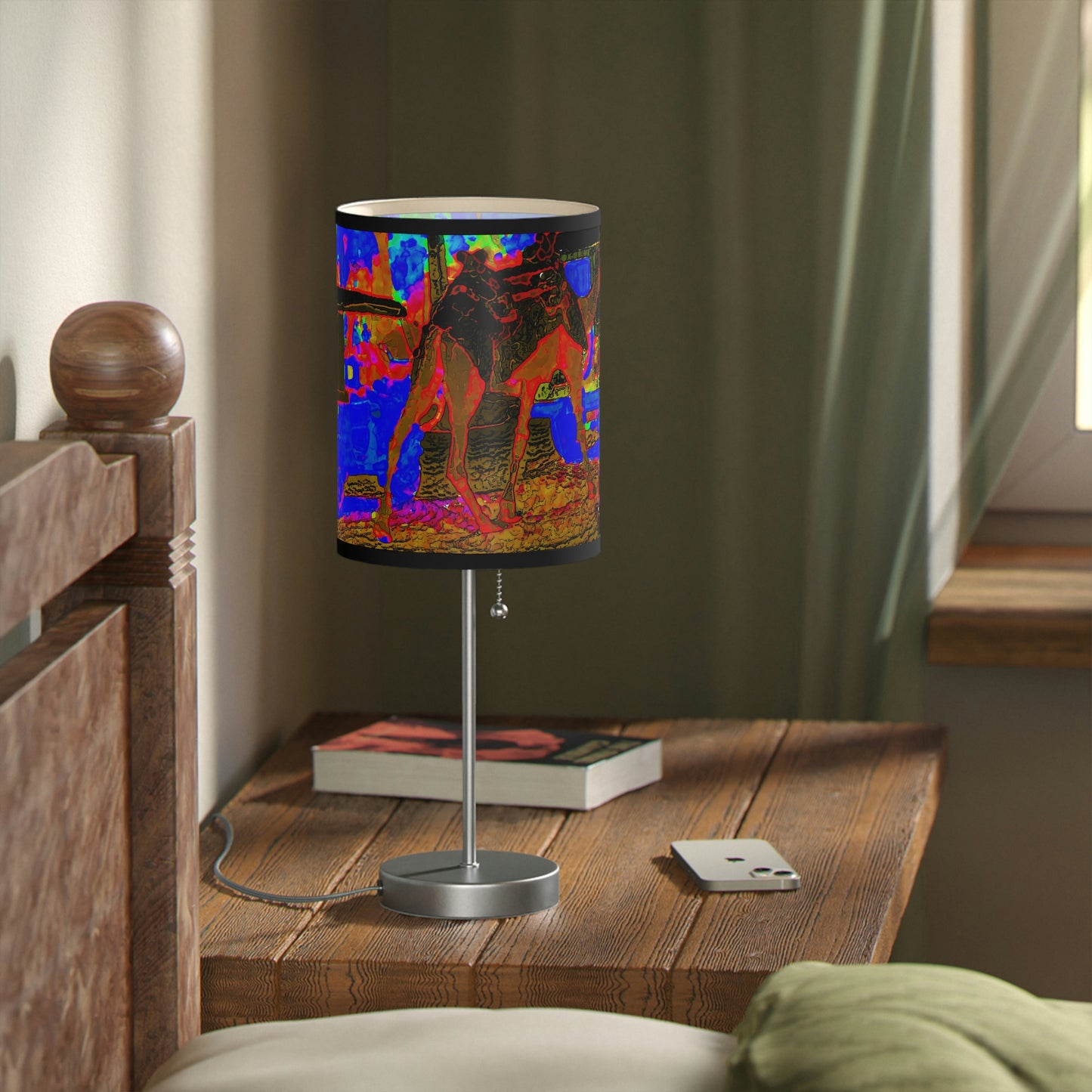 Lamp on a Stand, US|CA plug ... "Truckin'-Up-To-Buffalo ... 'Oops - Wrong Country' ... Truckin'-Up-To-New Delll -'E' ... " ... (Delhi, India) ... 5July2007. Original Works ...
