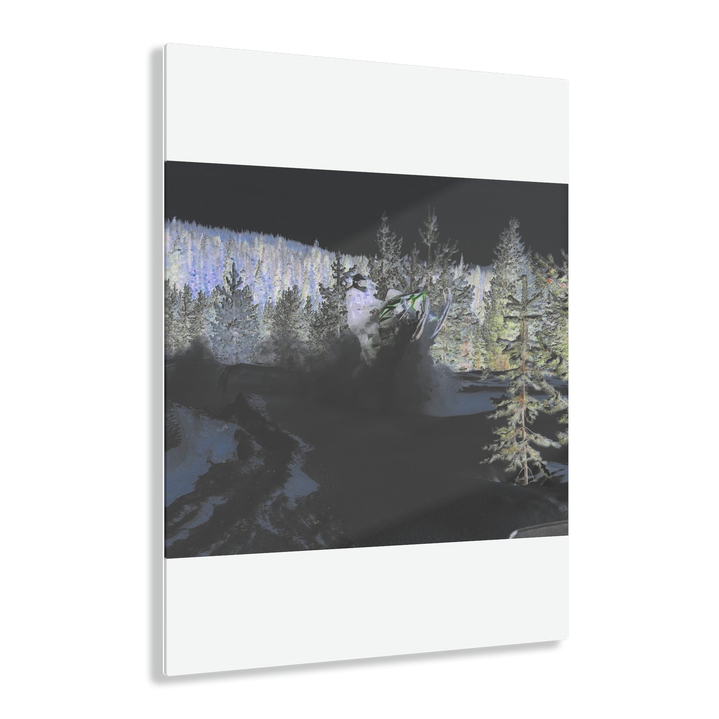 Acrylic Prints ... "No Time 'Like-Air-Time' ..." ... A True Master At His Craft ... December 2022, Rhett Creek, Idaho ... Original Works ...