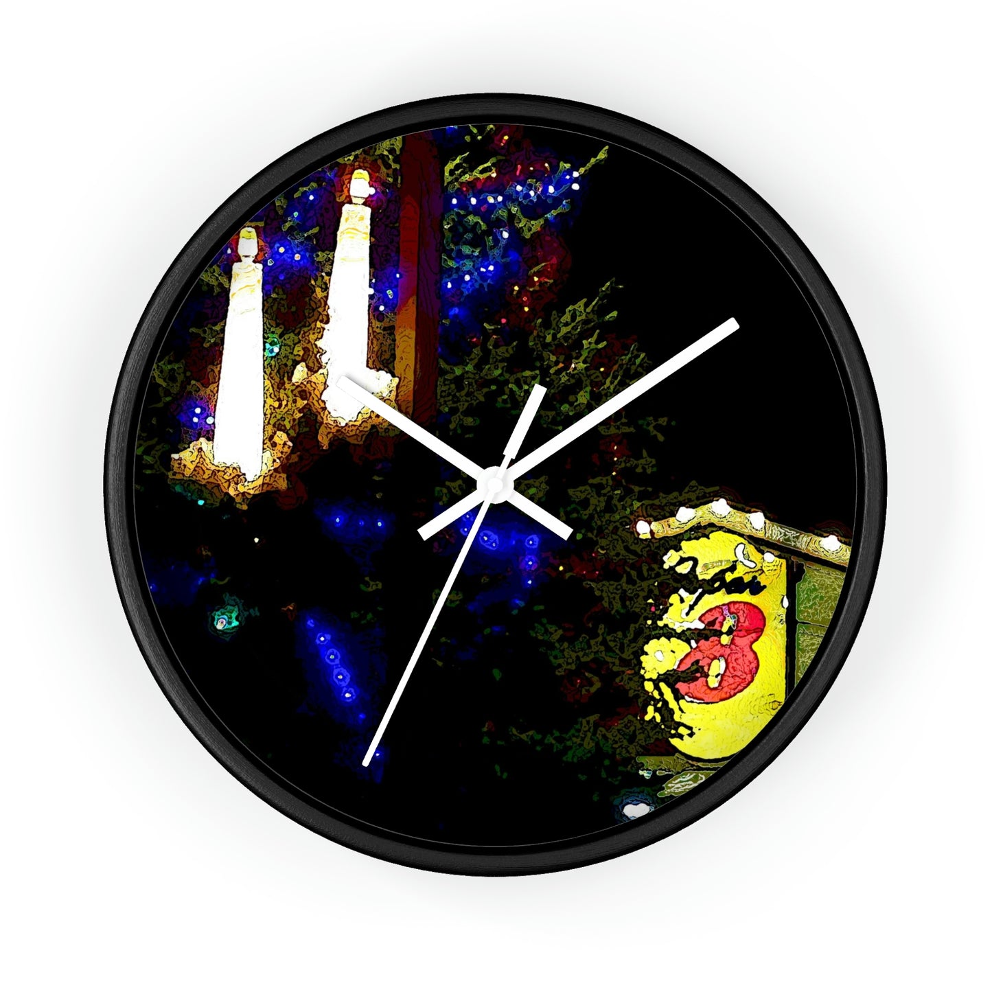 Wall clock ... A Very Nice Super-8 'On The Praire' ... Grangeville, Idaho ... Jan23 ... Original Works ...