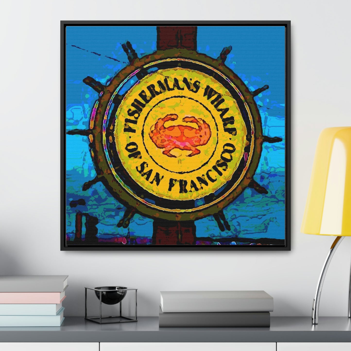 Gallery Canvas Wraps, Square Frame ...  "No.9 Fishermen's Grotto - Fishermen's Wharf, SF, California" ... Family Archives: 1970's ... Original Works ...