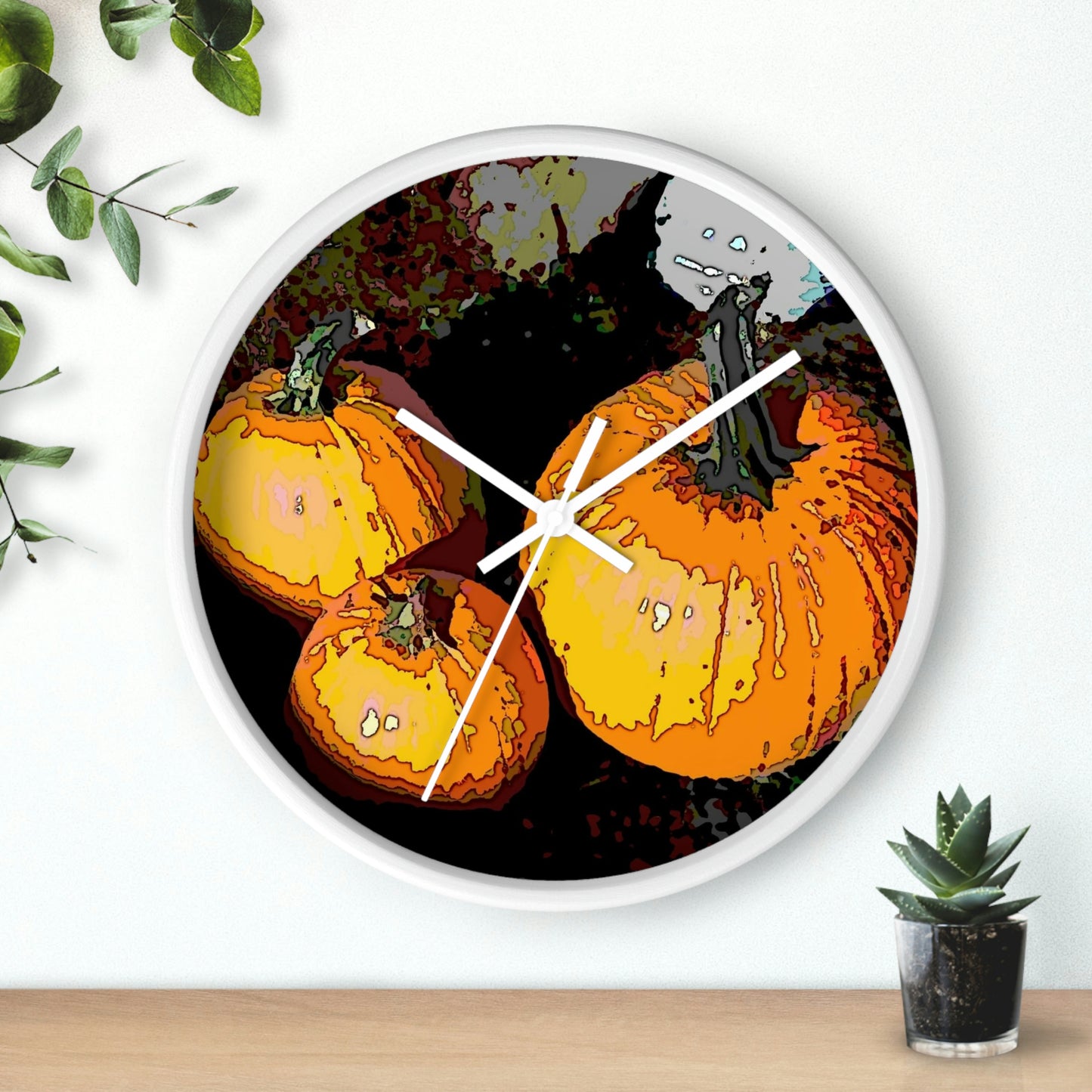 Wall clock ... "A Pumpkin Patch 'To-Keep-Track-Of'." ...