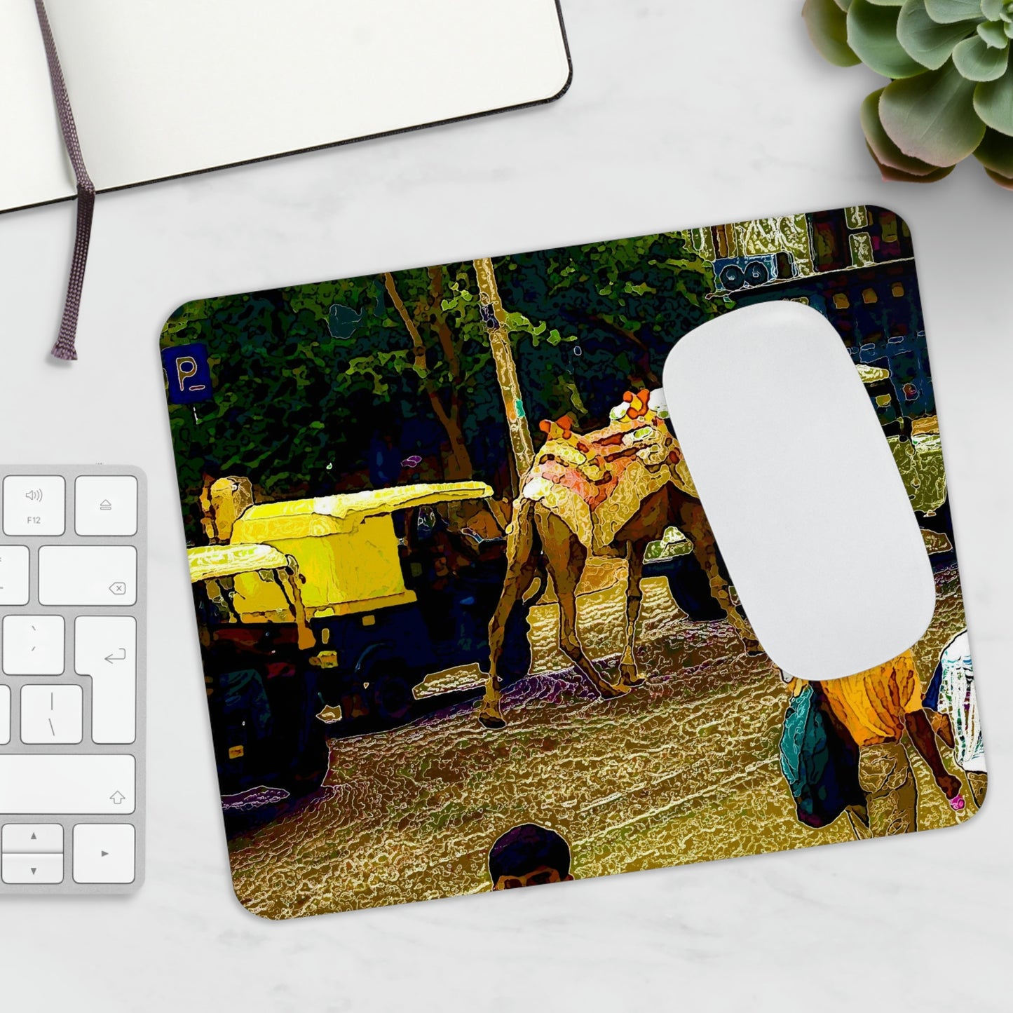 Mouse Pad (EU) ... "Truckin'-Up-To-Buffalo ... 'Oops - Wrong Country' ... Truckin'-Up-To-New Delll -'E' ... " ... (Delhi, India) ... 5July2007. Original Works ...