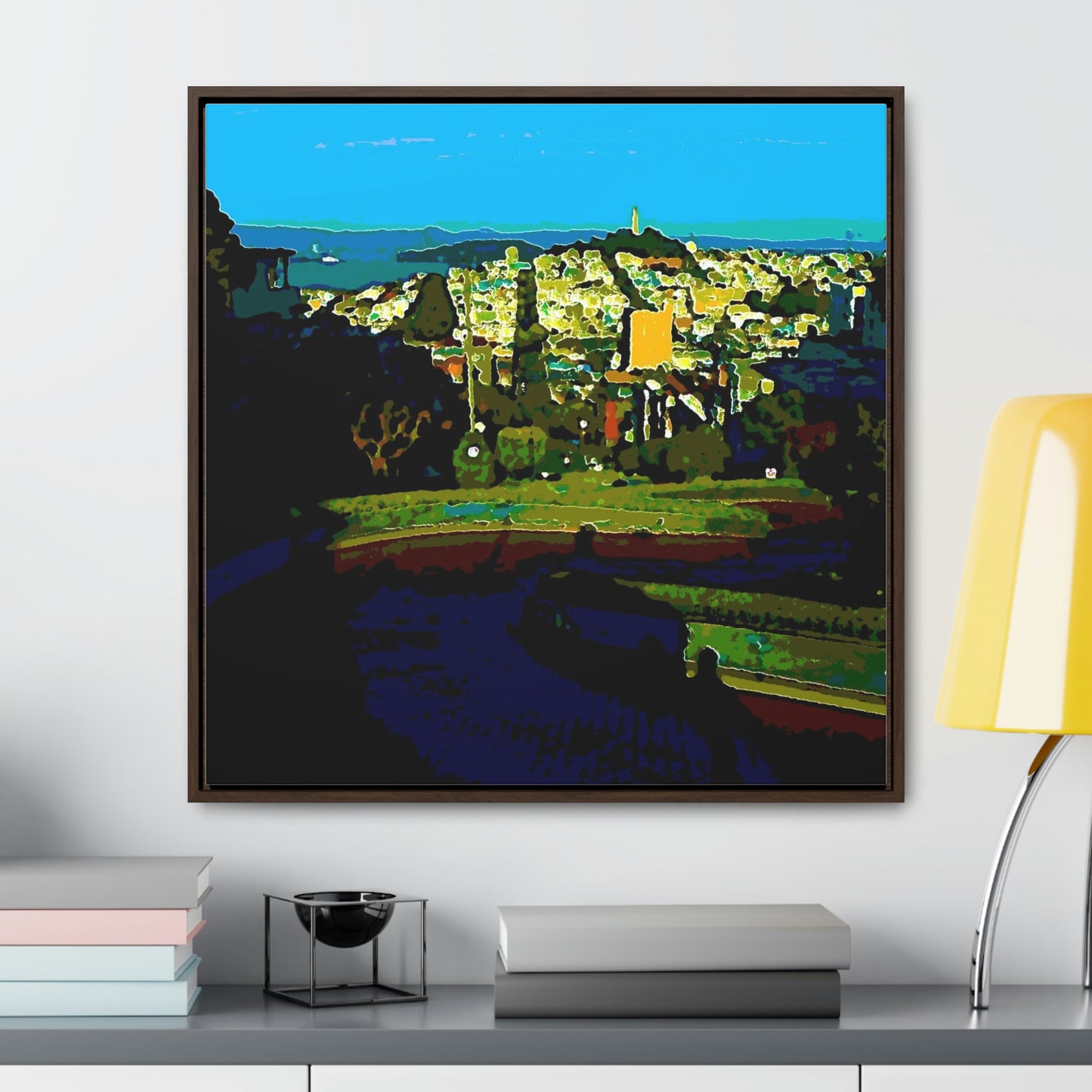 Gallery Canvas Wraps, Square Frame ...  "Lombard Street San Francisco, CA, USA" ... Family Archives 1970's ... Original Works ...