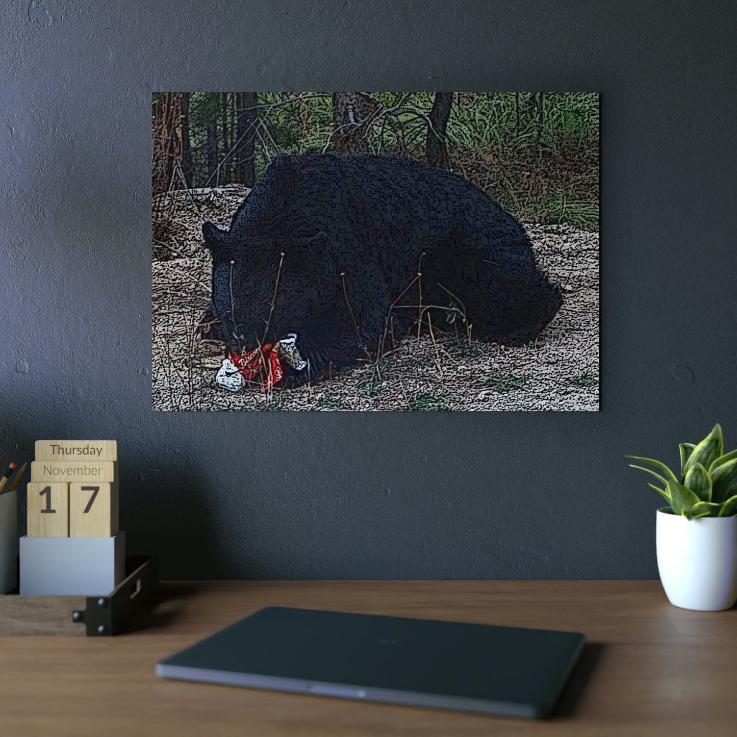 Aluminum Composite Panels ... A Local 'Yogi_3' ... RCY: "Rhett Creek Yogi: 500#'s Of Hungry Black Bear" ... 28-29Sep23 ... Original Works ... Client Project-Folio ...