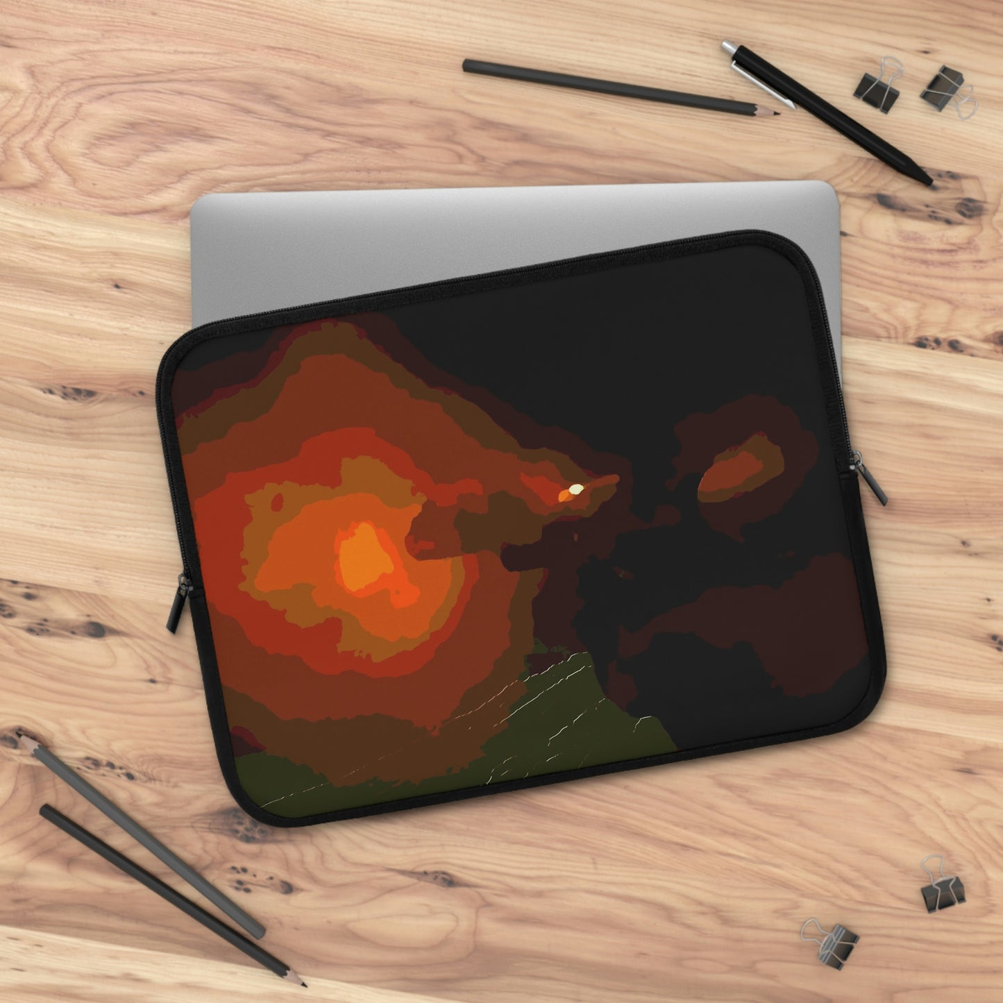 Laptop Sleeve ... Ruger .357 Magnum Early-Morning-Target-Practice ... 'Circa April 2022' ... Original Works ...