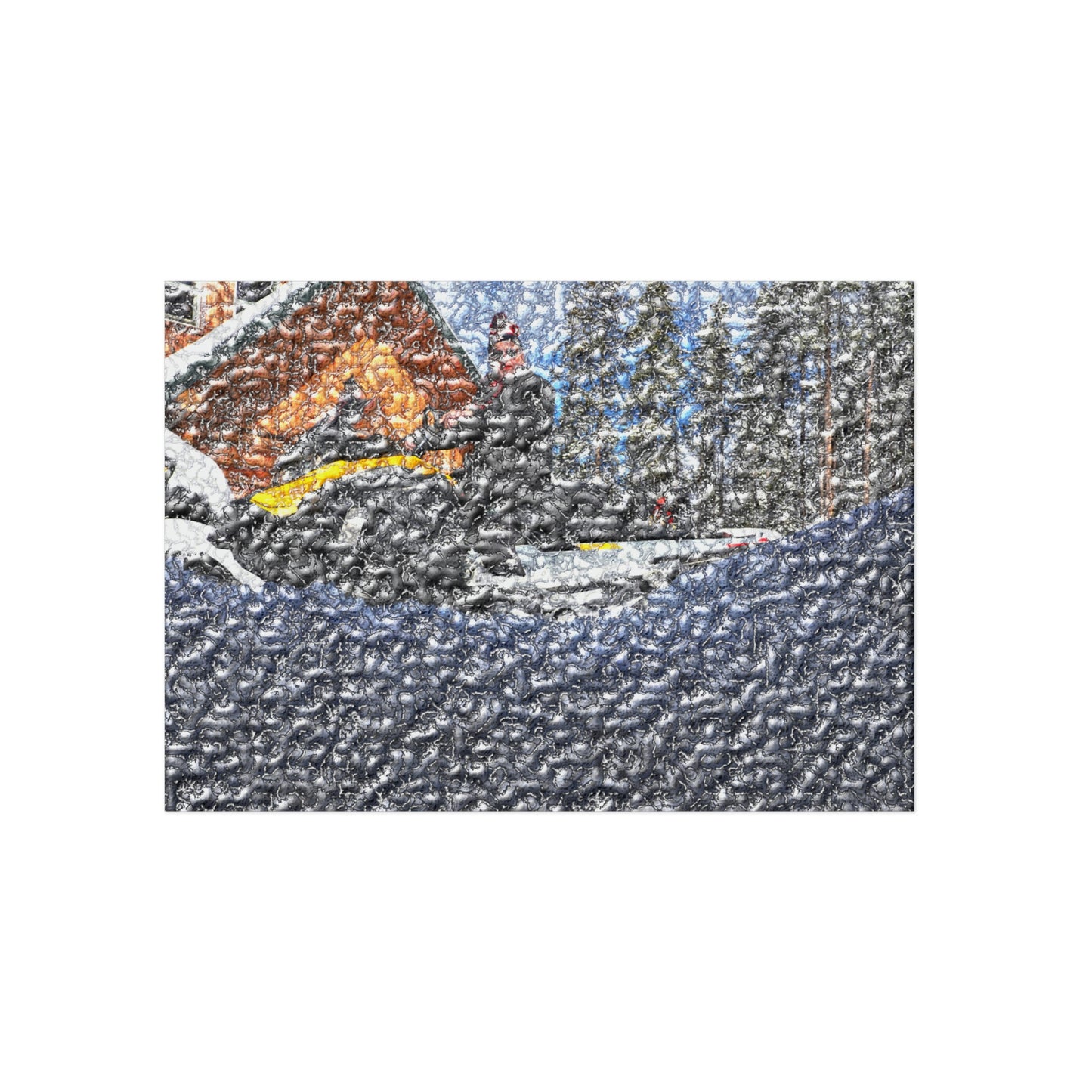 Aluminum Composite Panels ... "Packing After The Storm" ... Circa 3Apr23 ... Rhett Creek, Idaho, USA ... Original Works ...