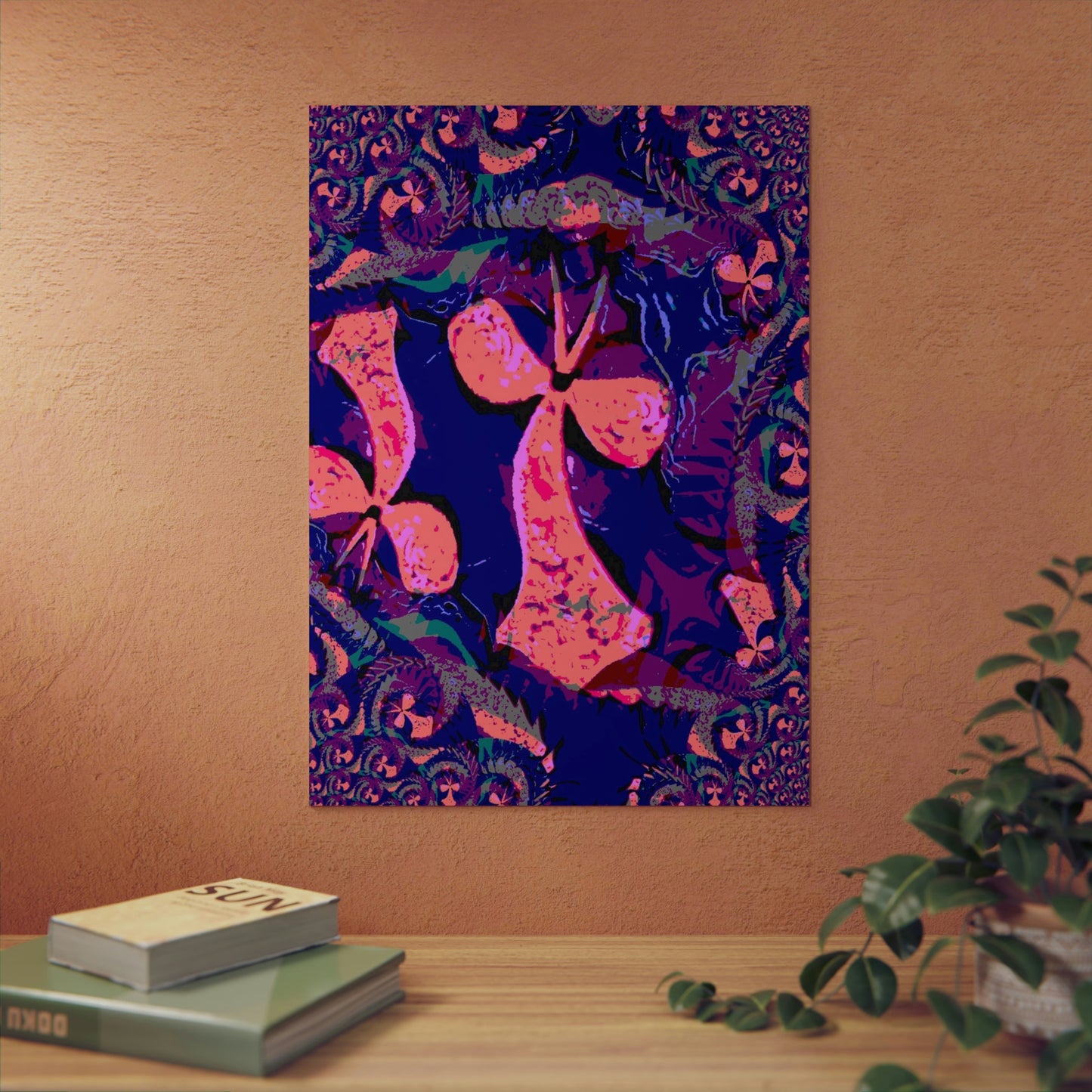 Aluminum Composite Panels ... "A Model's Showcase & Photo-Shoot" ... 'Pink, Purple, Blue ... Pink, Purple, Blue' ... Fractals & Illusions ... Circa Dec 2022 ... Client Portfolio ... Original Works ...