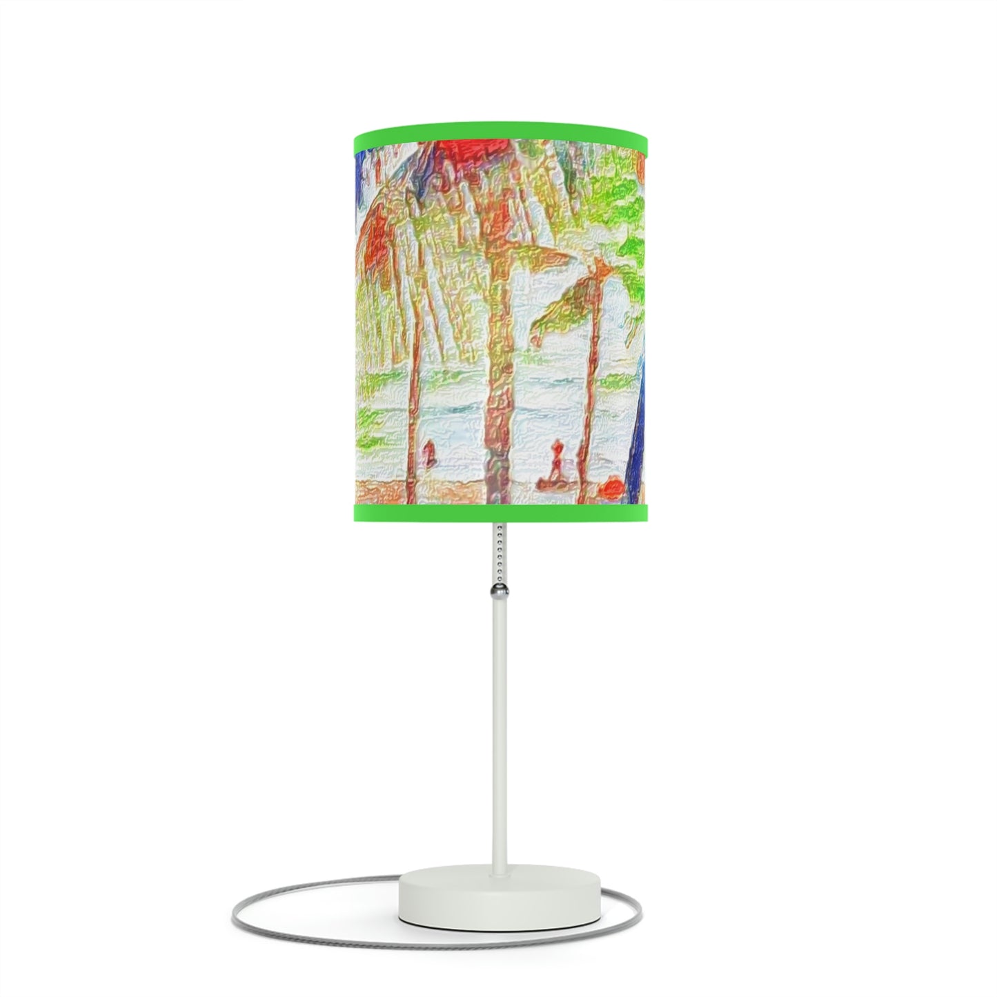 Lamp on a Stand, US|CA plug ... "The Royal Hawai'ian: Waikiki Beach_Beach" ... Honolulu, HI ... Ocotber 2014 (Halloween) ... Original Works ...